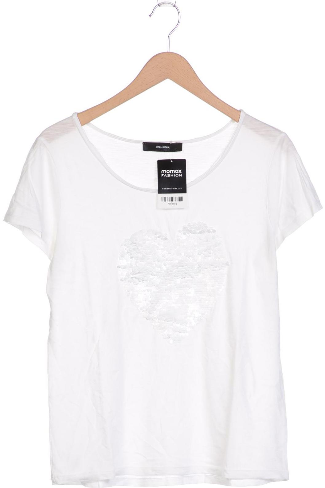 

Hallhuber Damen T-Shirt, weiß, Gr. 42