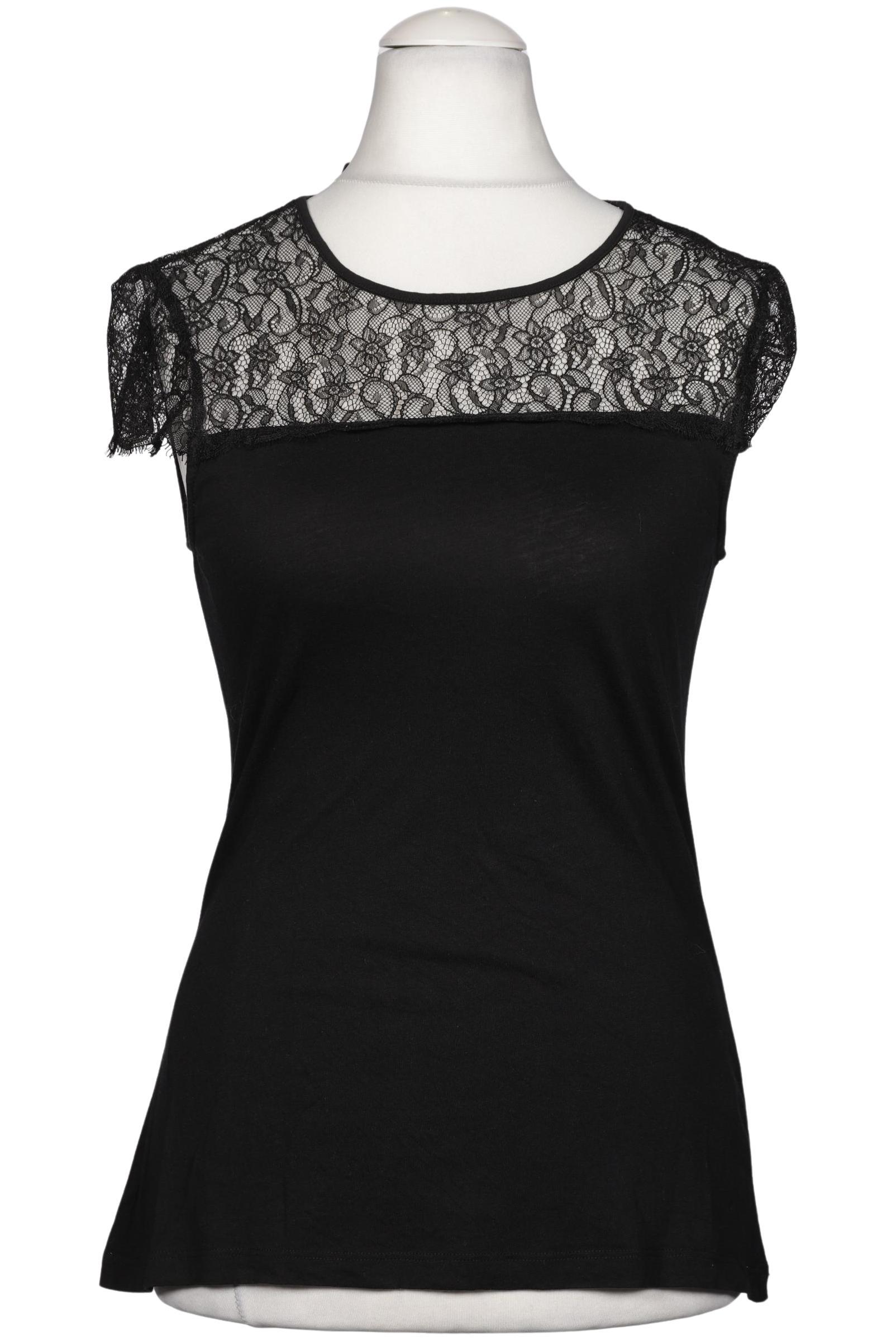 

Hallhuber Damen T-Shirt, schwarz, Gr. 38