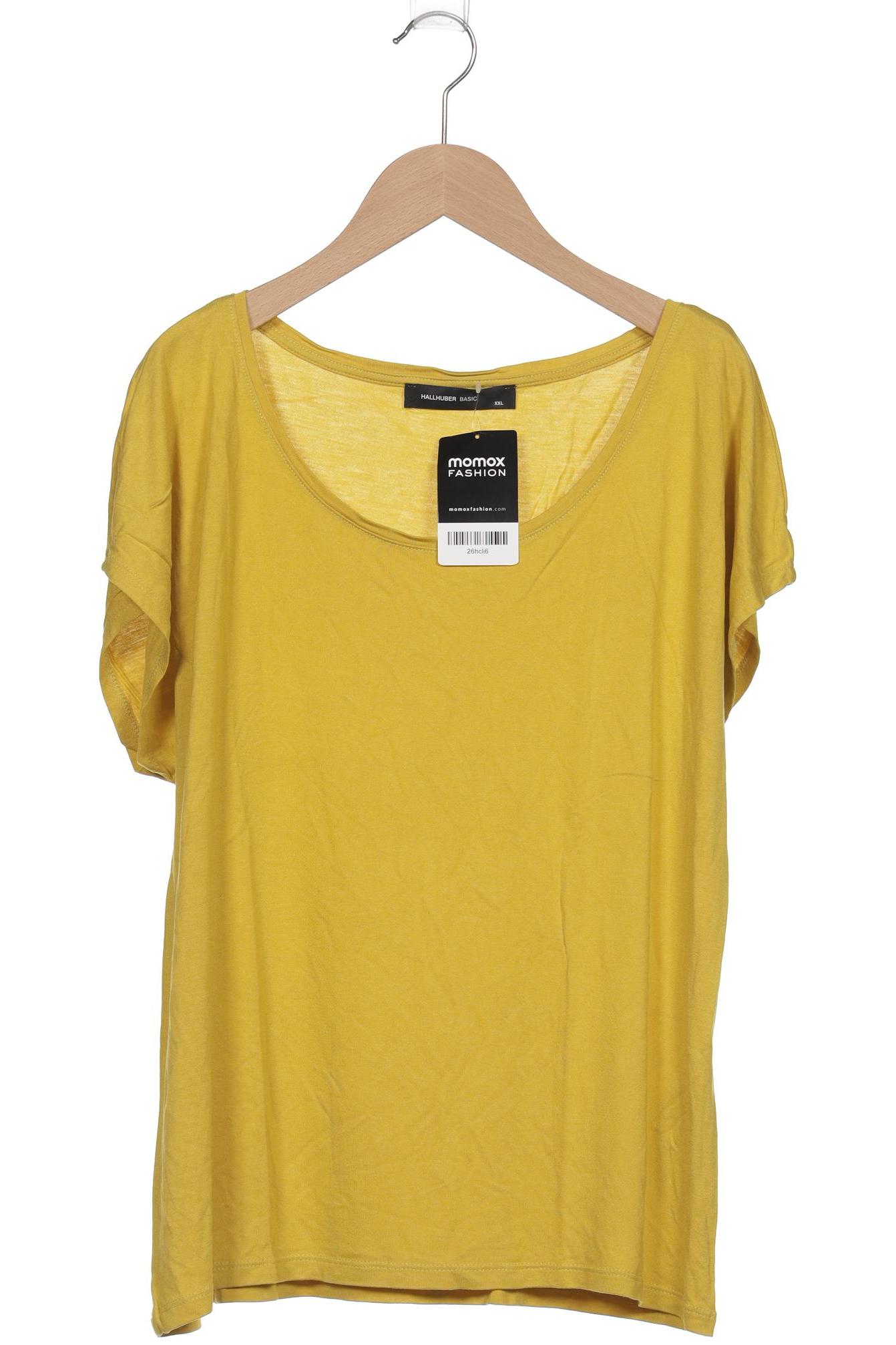 

Hallhuber Damen T-Shirt, gelb, Gr. 46