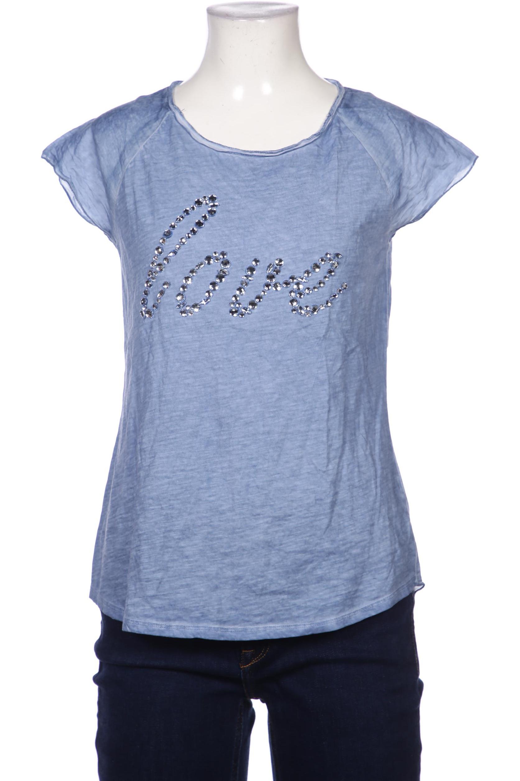 

Hallhuber Damen T-Shirt, blau, Gr. 34