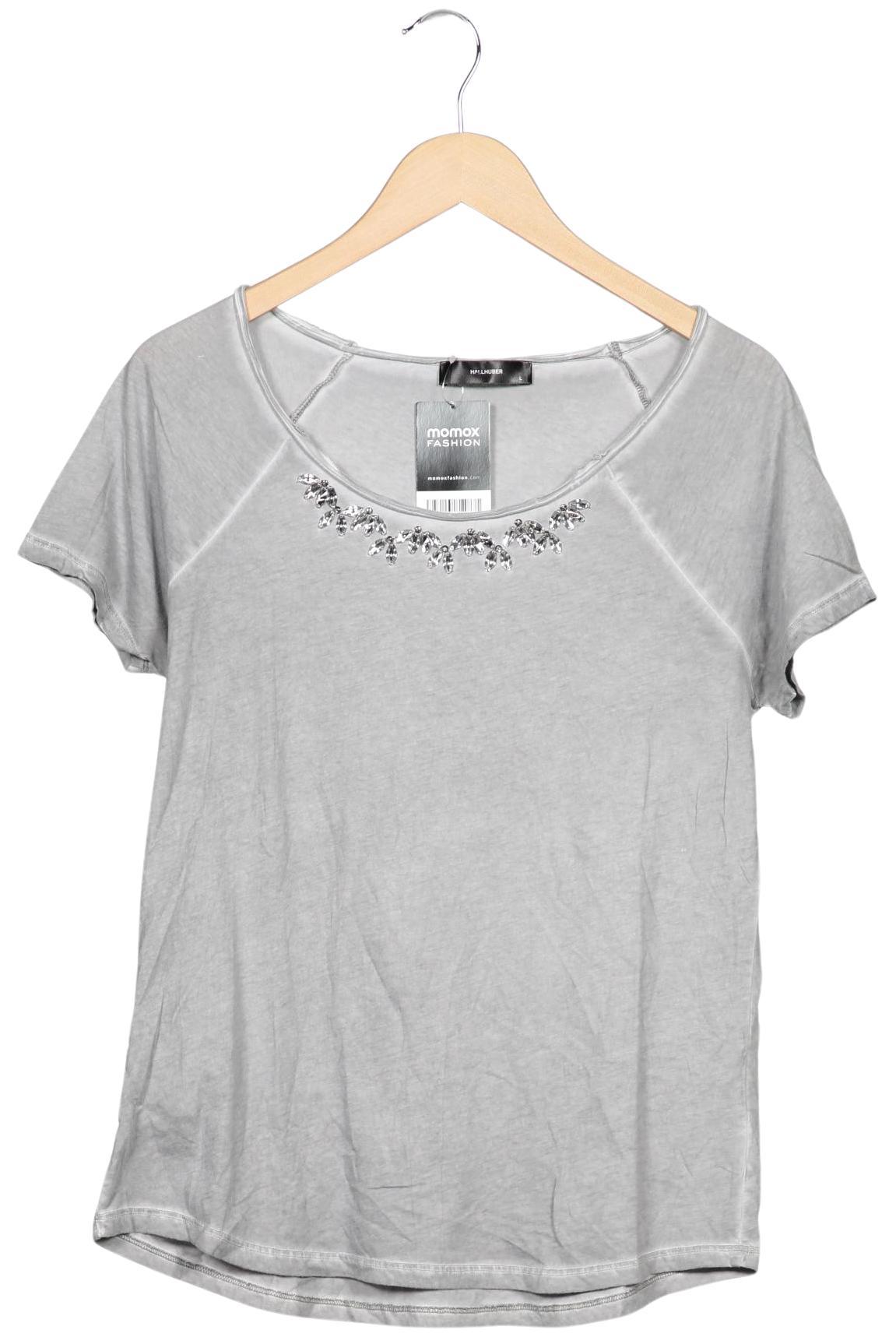 

Hallhuber Damen T-Shirt, grau, Gr. 42