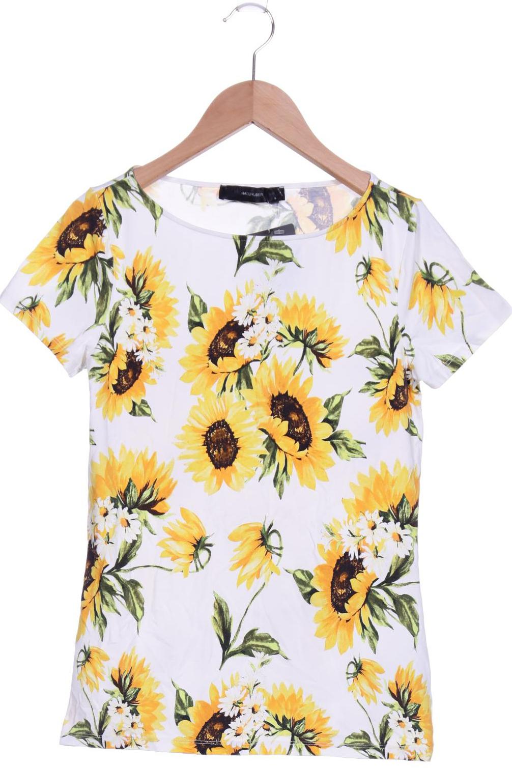 

Hallhuber Damen T-Shirt, gelb, Gr. 36