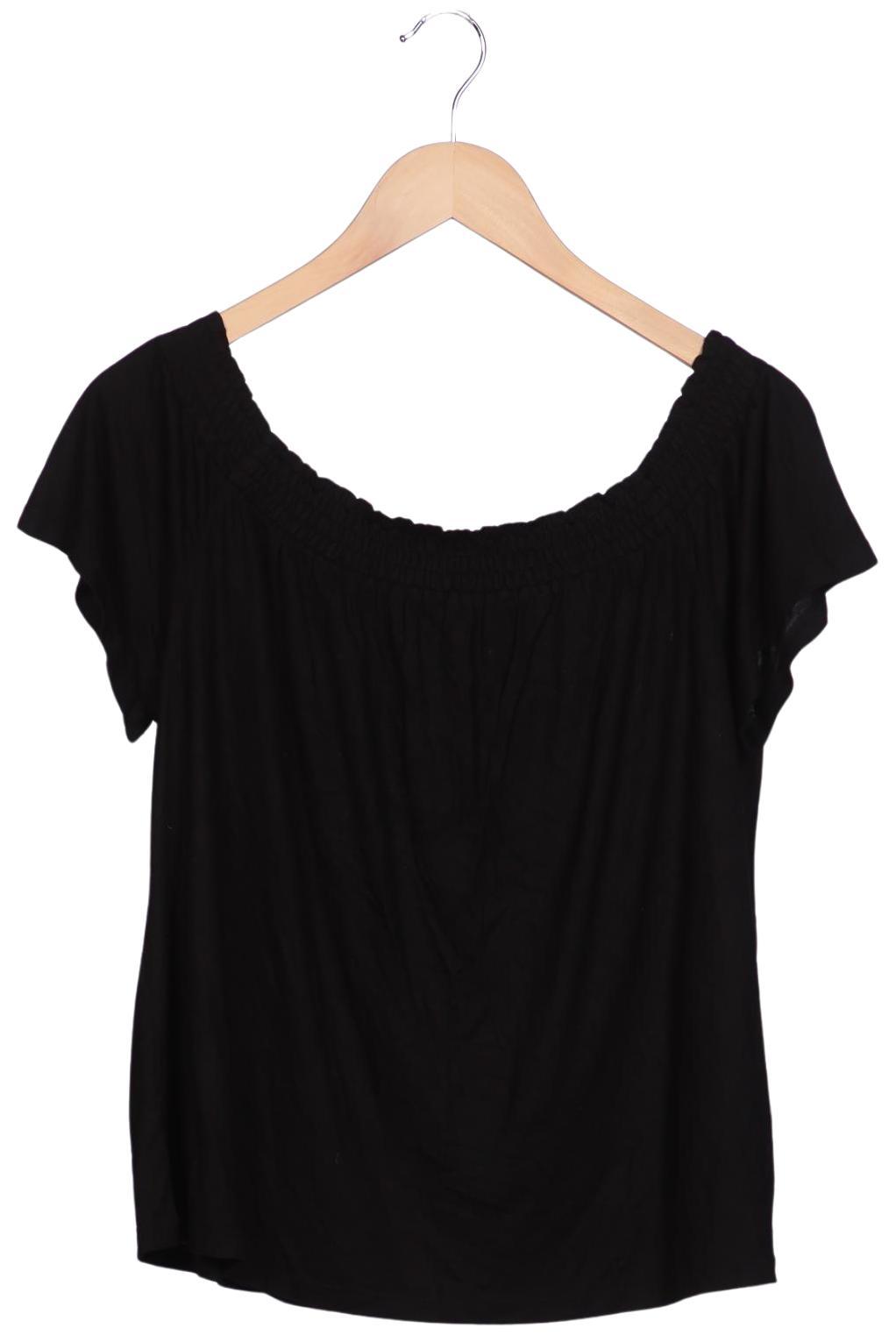 

Hallhuber Damen T-Shirt, schwarz, Gr. 36