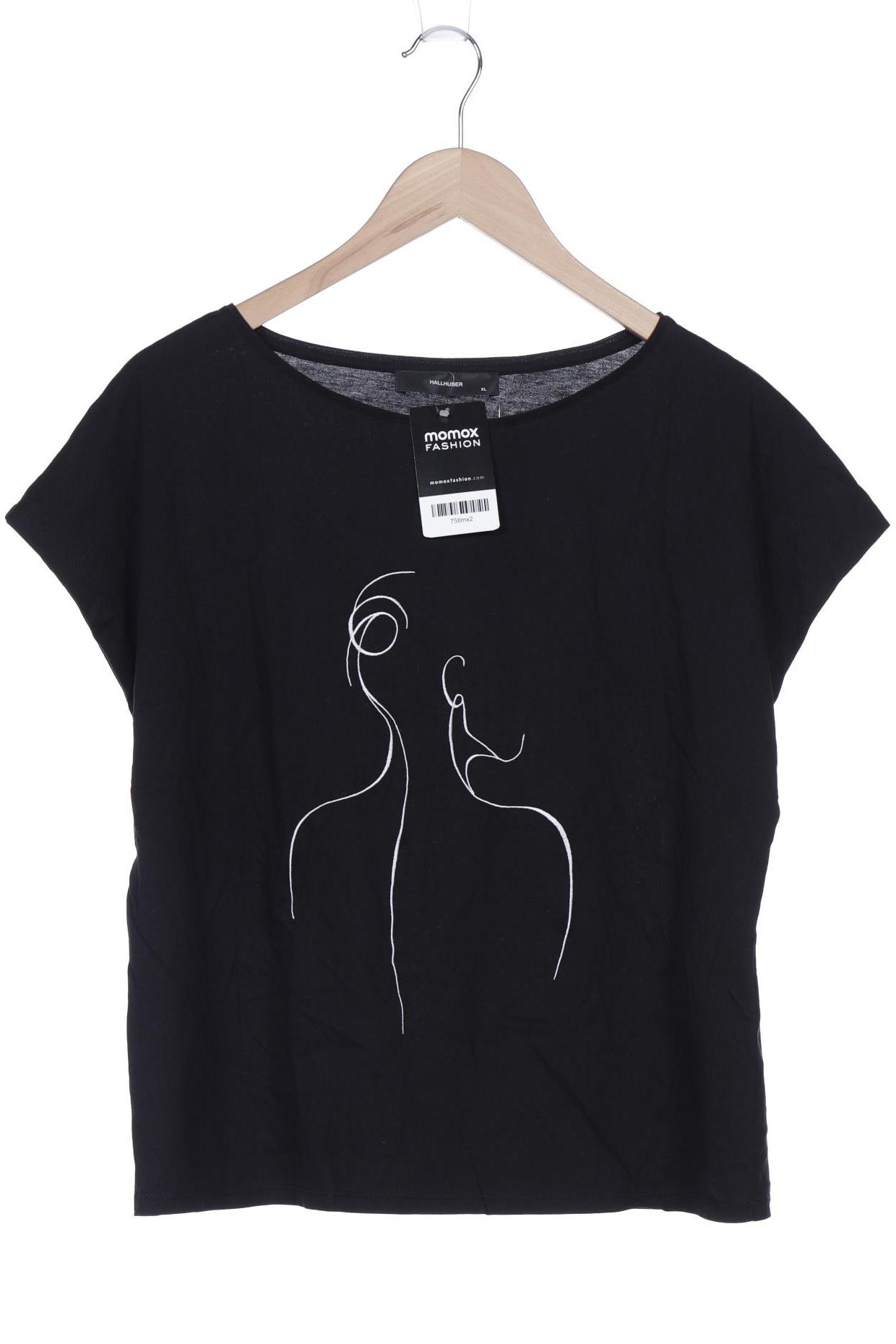 

Hallhuber Damen T-Shirt, schwarz, Gr. 44