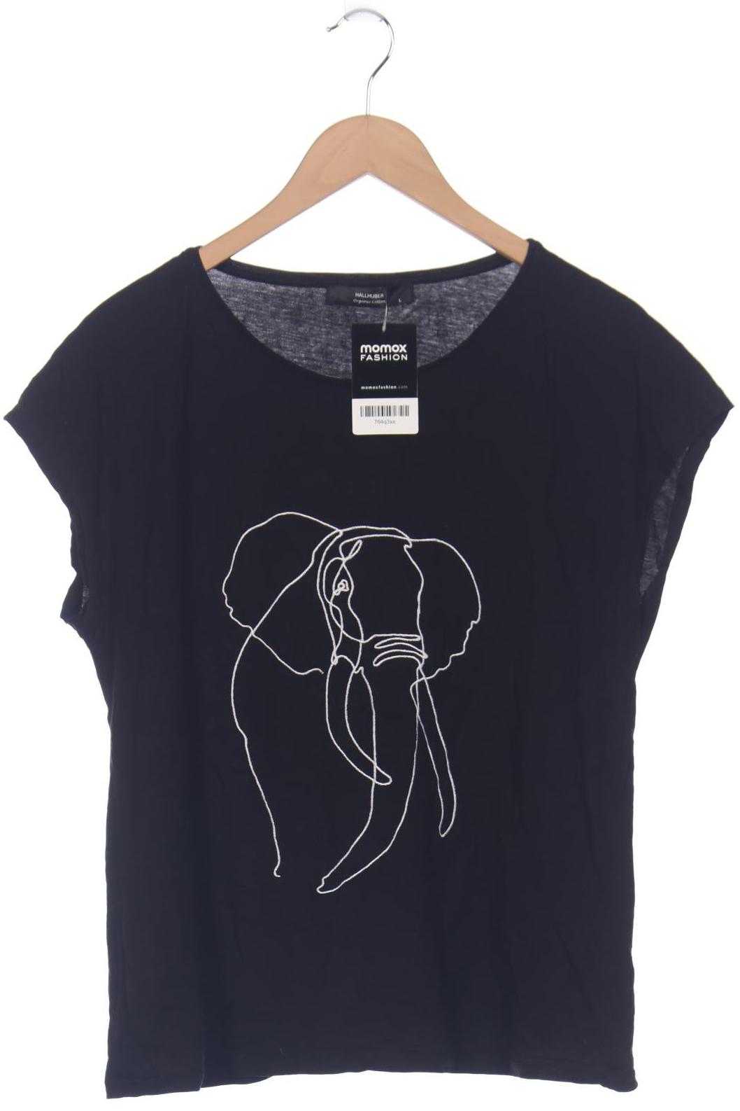 

Hallhuber Damen T-Shirt, schwarz, Gr. 42