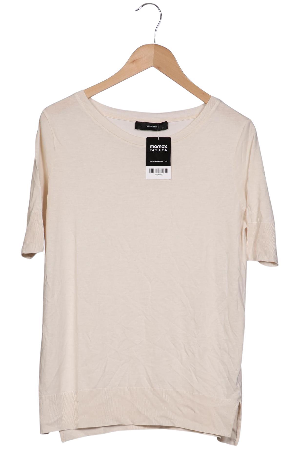 

Hallhuber Damen T-Shirt, cremeweiß, Gr. 36