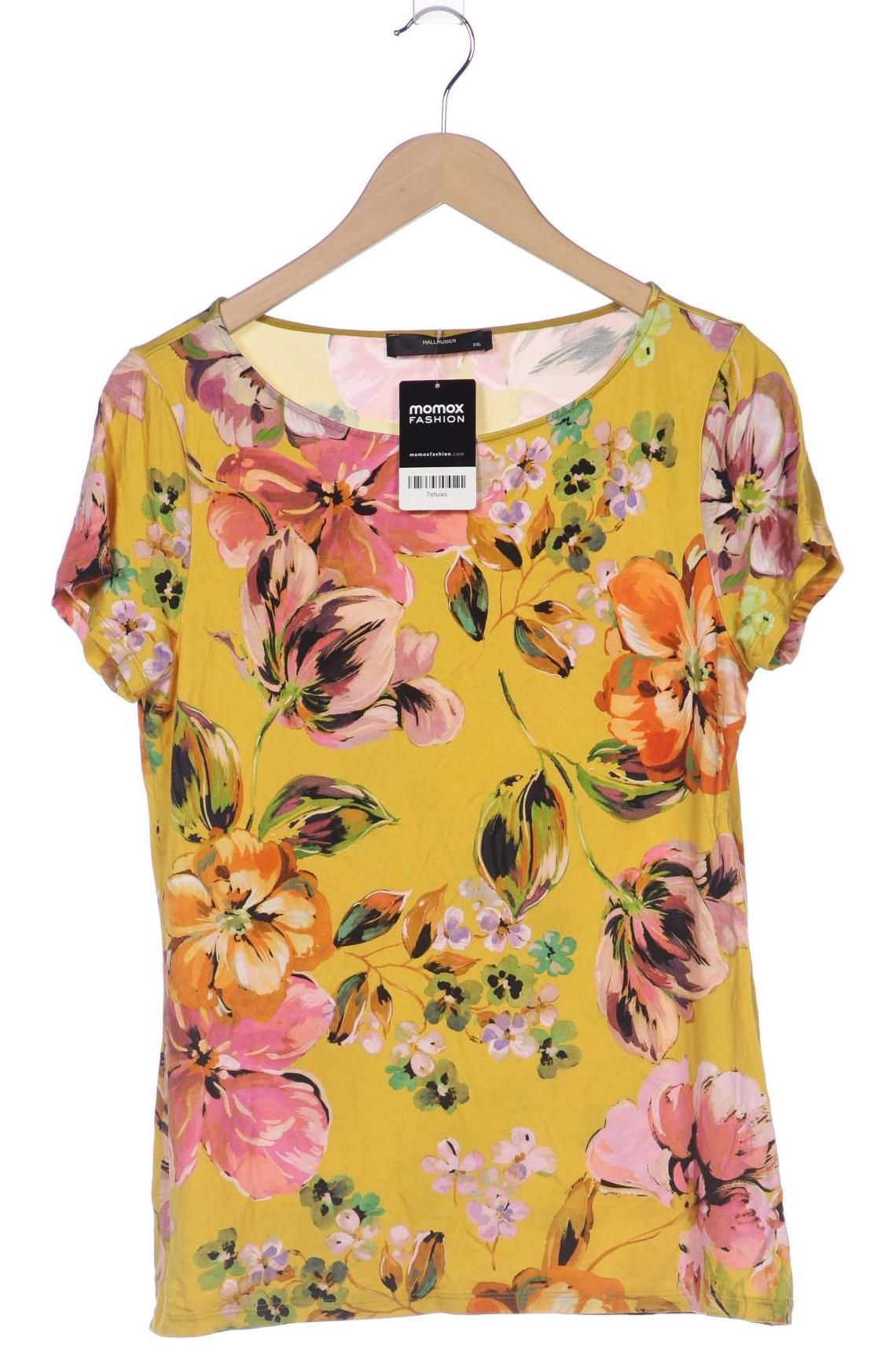 

Hallhuber Damen T-Shirt, gelb, Gr. 46