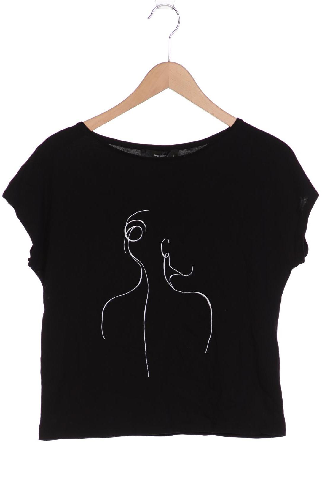 

Hallhuber Damen T-Shirt, schwarz, Gr. 36