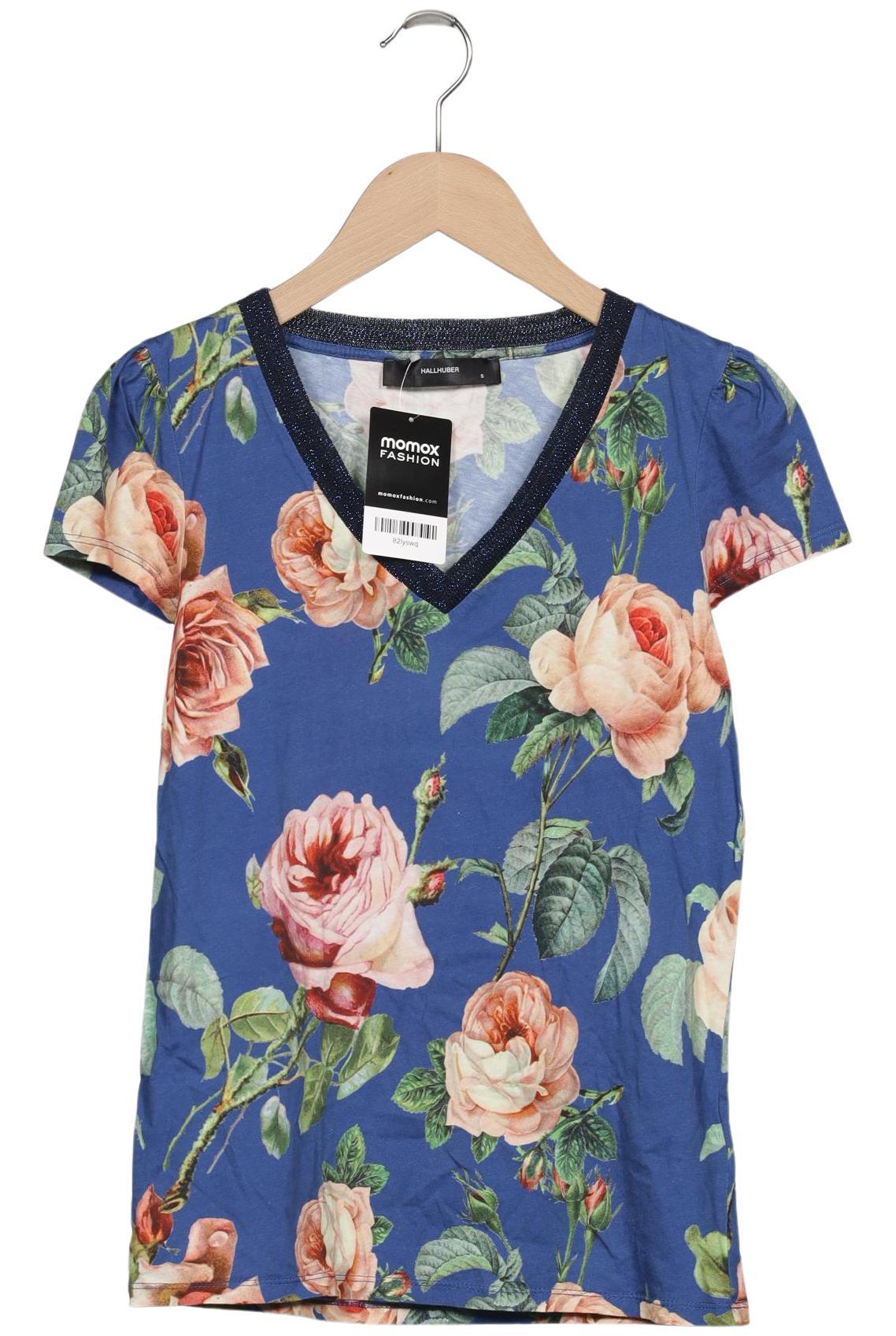 

Hallhuber Damen T-Shirt, blau, Gr. 36