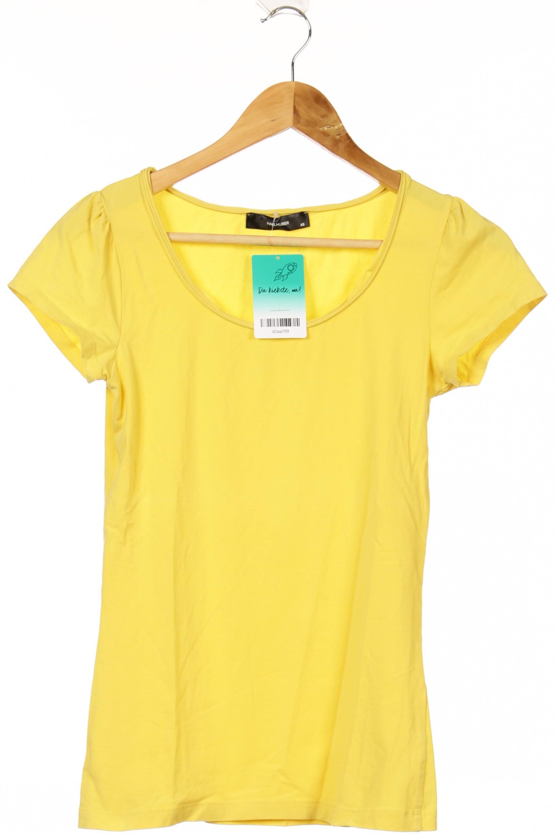 

Hallhuber Damen T-Shirt, gelb, Gr. 34