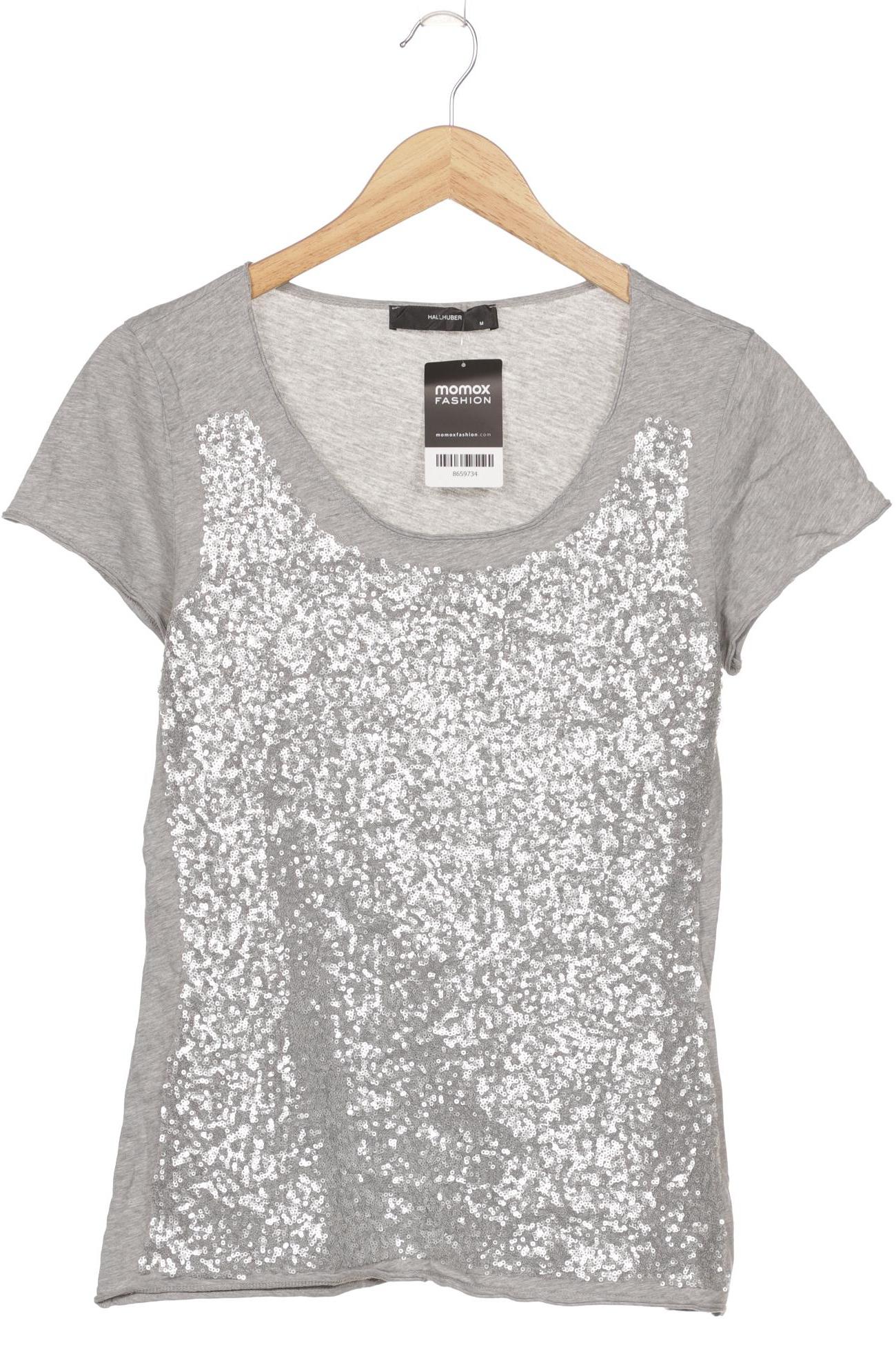 

Hallhuber Damen T-Shirt, grau, Gr. 38
