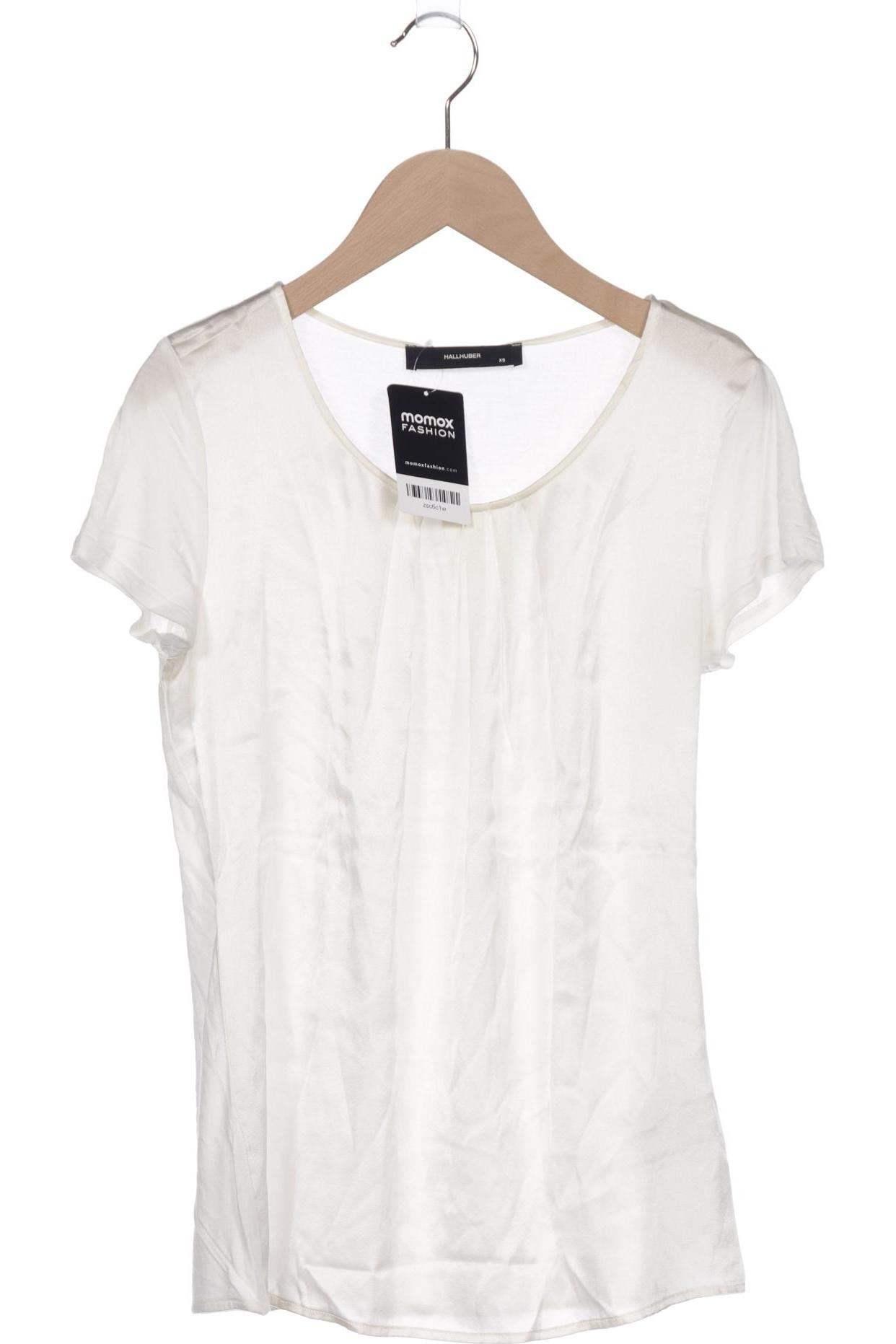 

Hallhuber Damen T-Shirt, cremeweiß, Gr. 34
