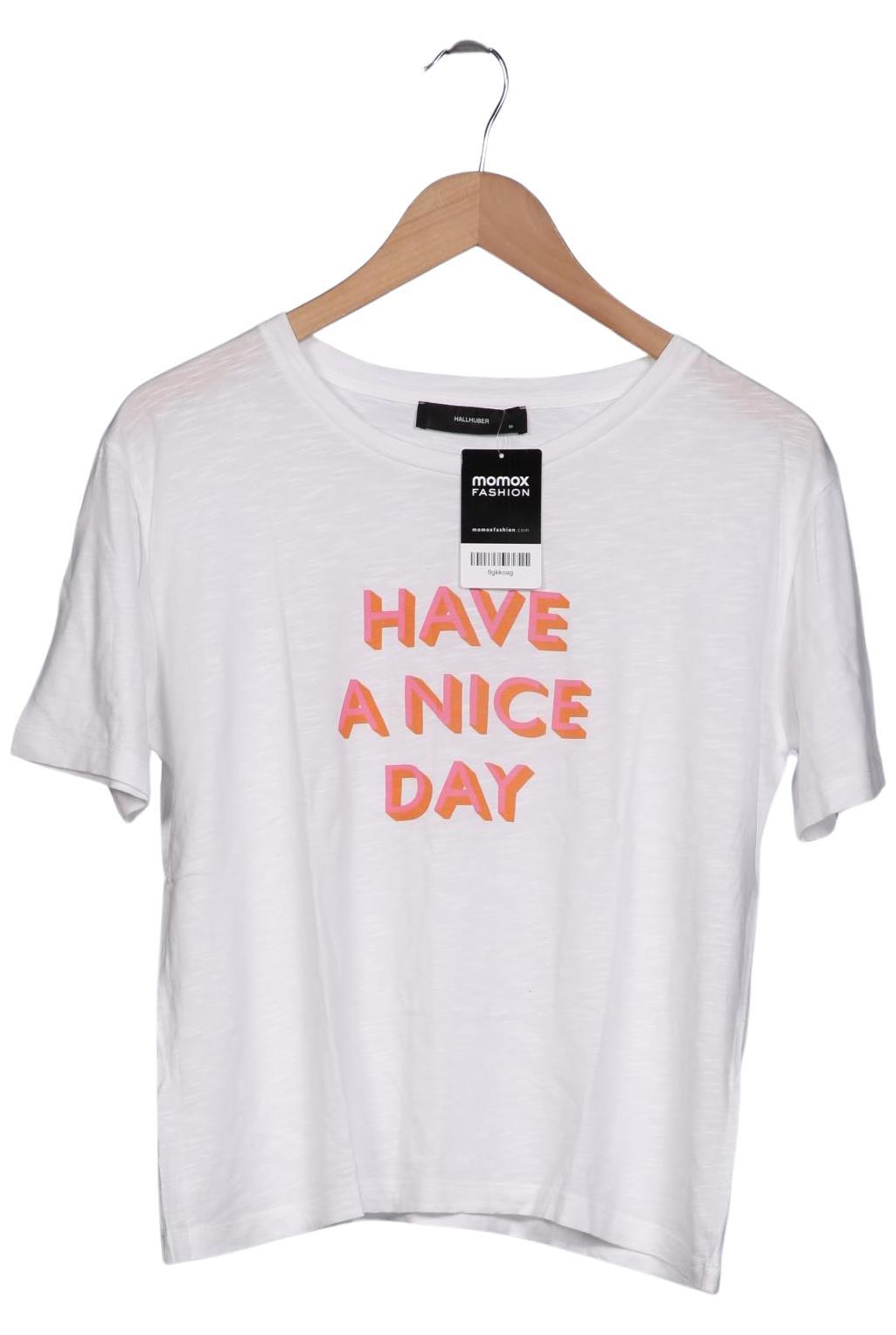 

Hallhuber Damen T-Shirt, weiß, Gr. 38