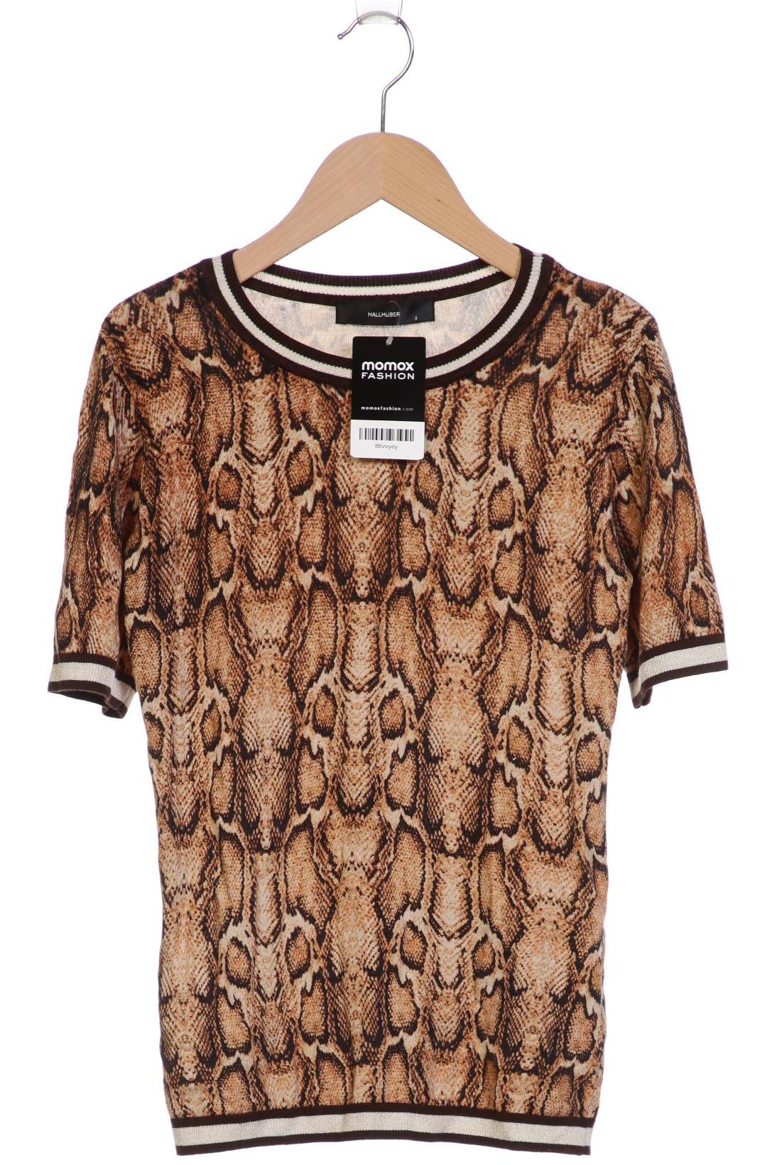 

Hallhuber Damen T-Shirt, braun, Gr. 36
