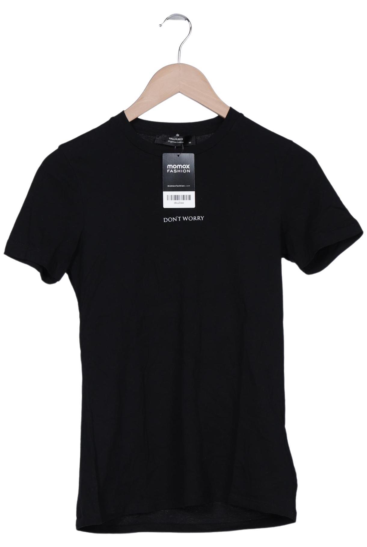 

Hallhuber Damen T-Shirt, schwarz, Gr. 34