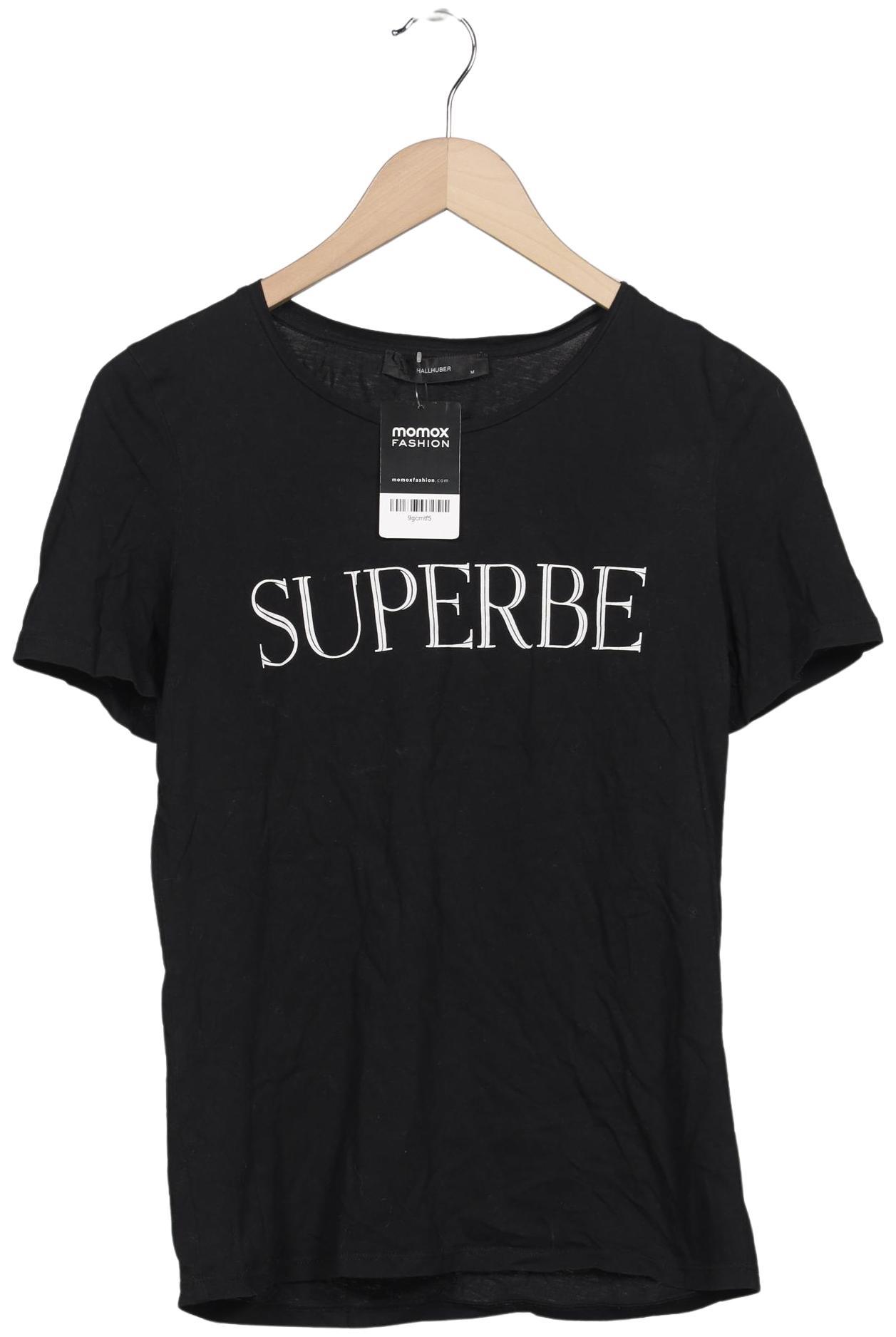 

Hallhuber Damen T-Shirt, schwarz, Gr. 38