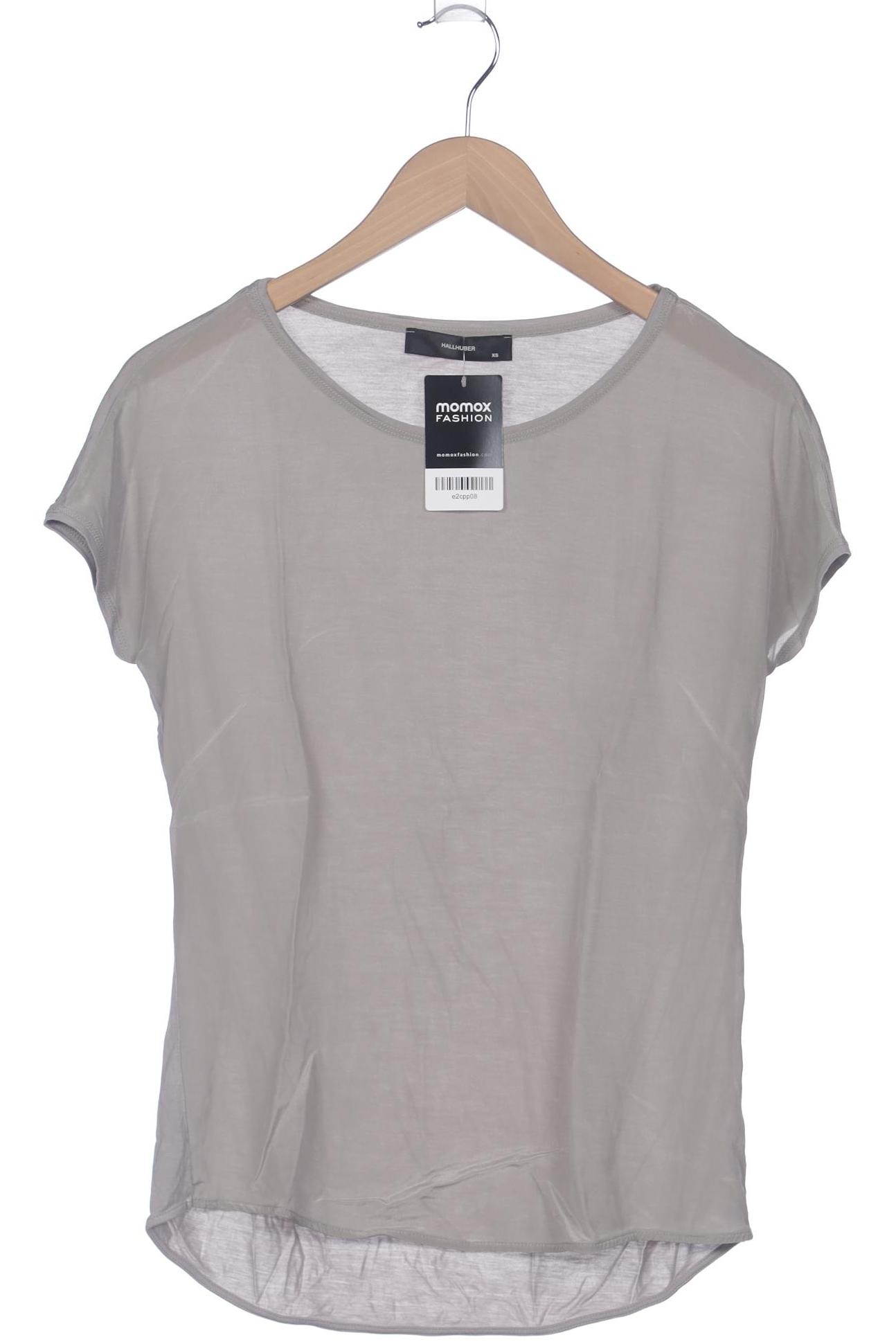 

Hallhuber Damen T-Shirt, grau, Gr. 34