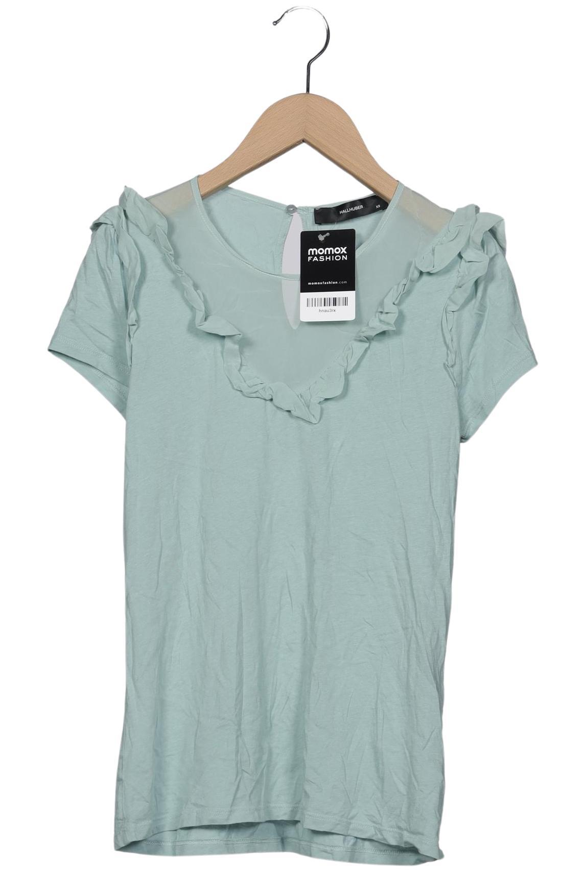 

Hallhuber Damen T-Shirt, türkis, Gr. 34