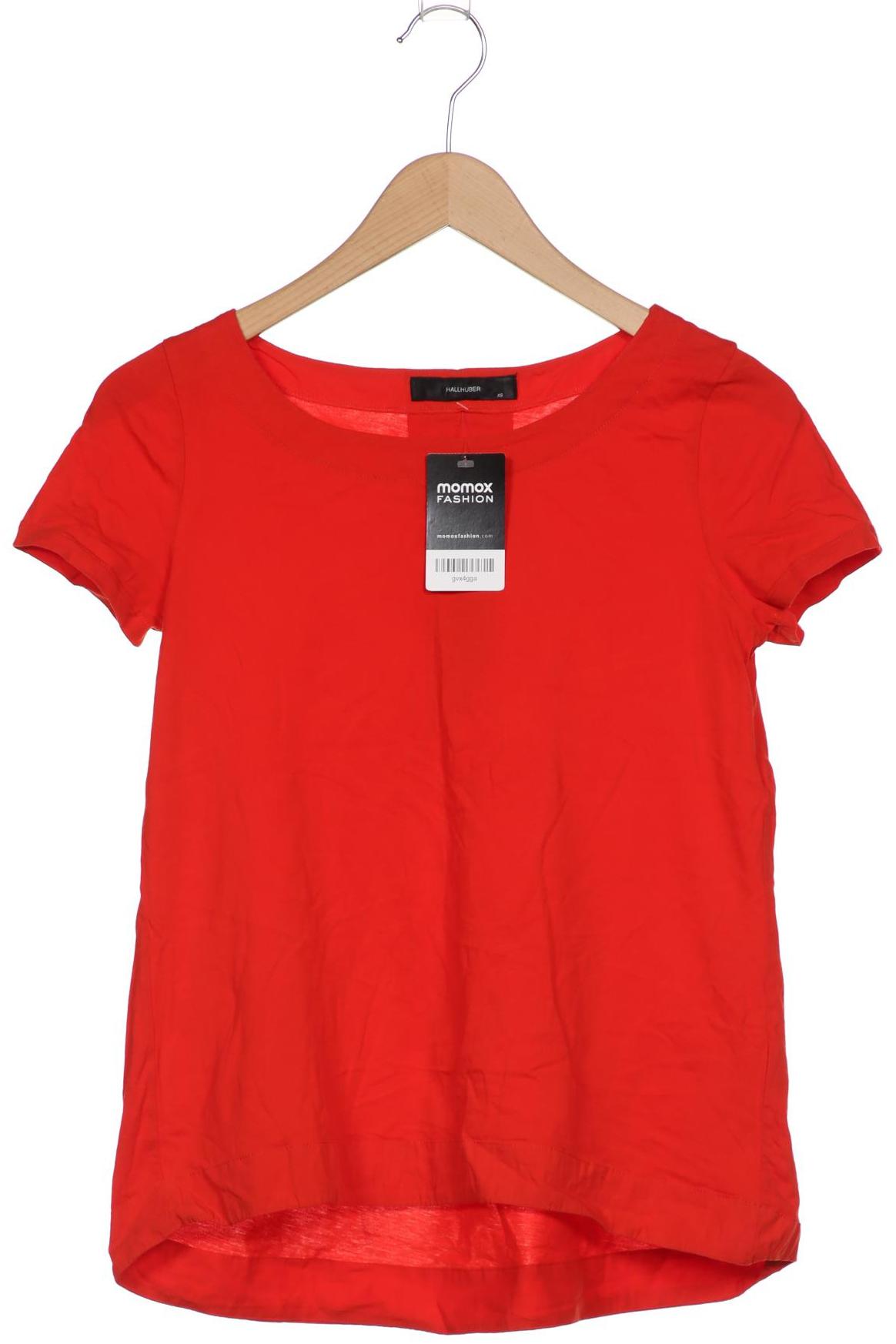 

Hallhuber Damen T-Shirt, rot, Gr. 34