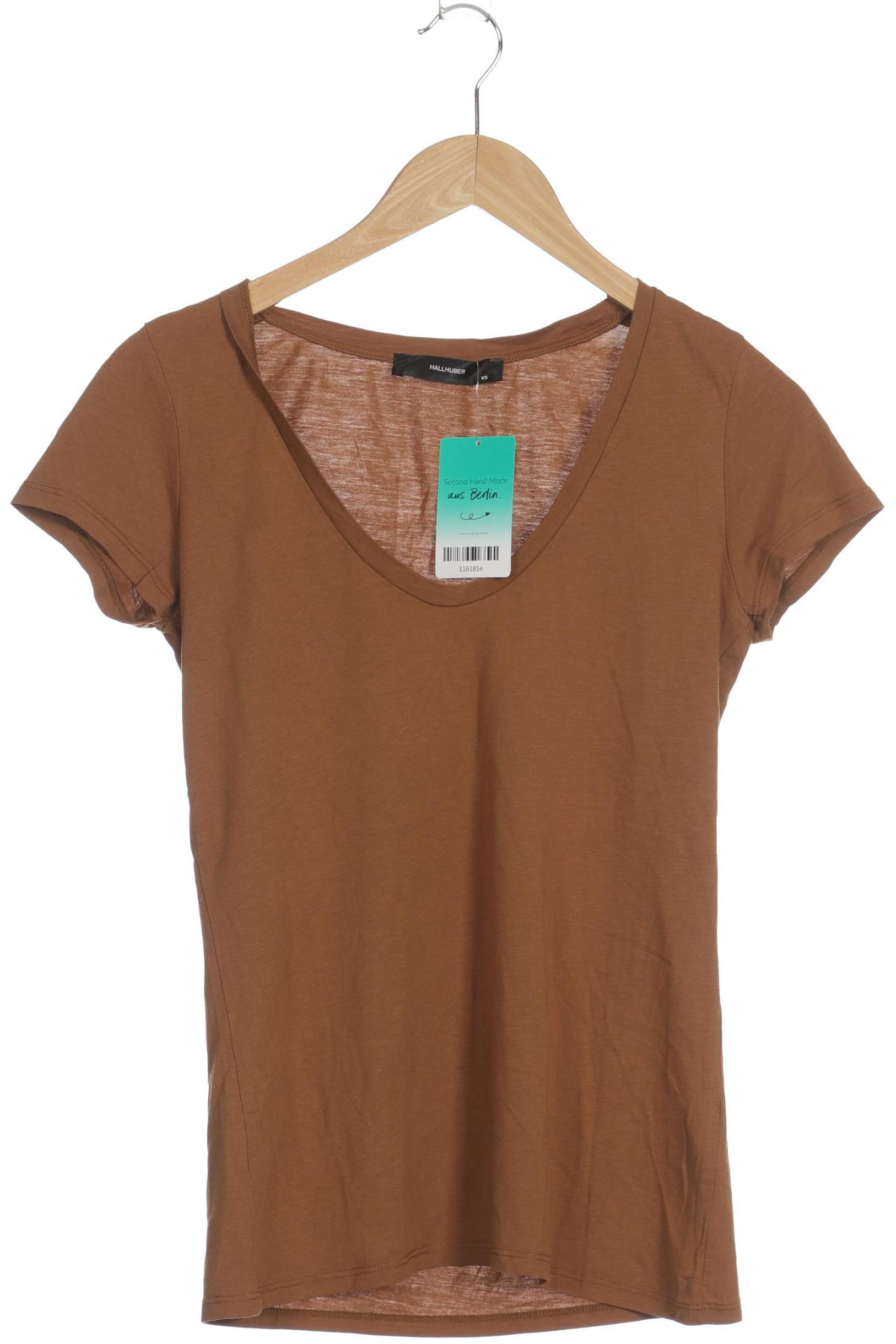

Hallhuber Damen T-Shirt, braun, Gr.