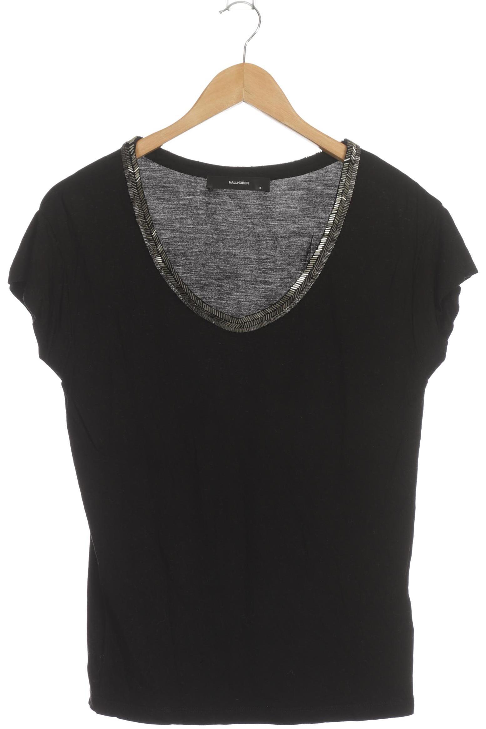 

Hallhuber Damen T-Shirt, schwarz, Gr.