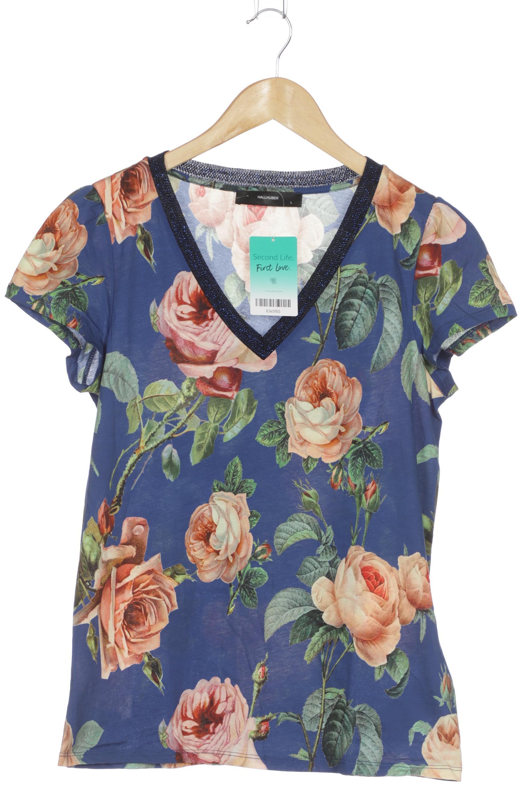 

Hallhuber Damen T-Shirt, blau, Gr.