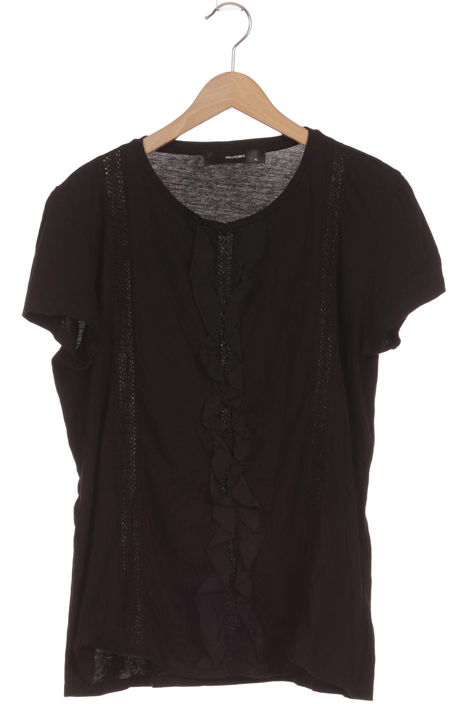 

Hallhuber Damen T-Shirt, schwarz, Gr.