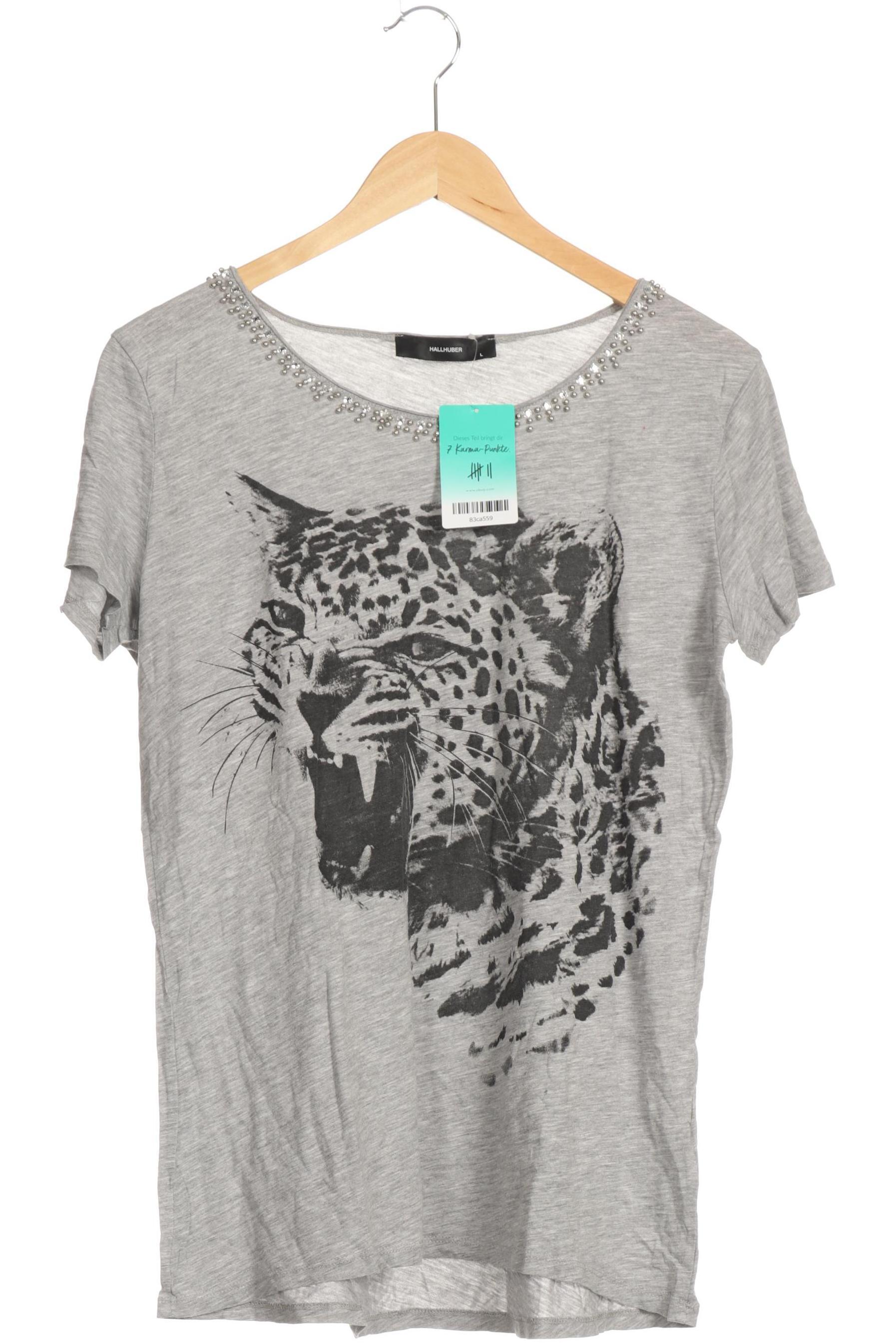 

Hallhuber Damen T-Shirt, grau, Gr.