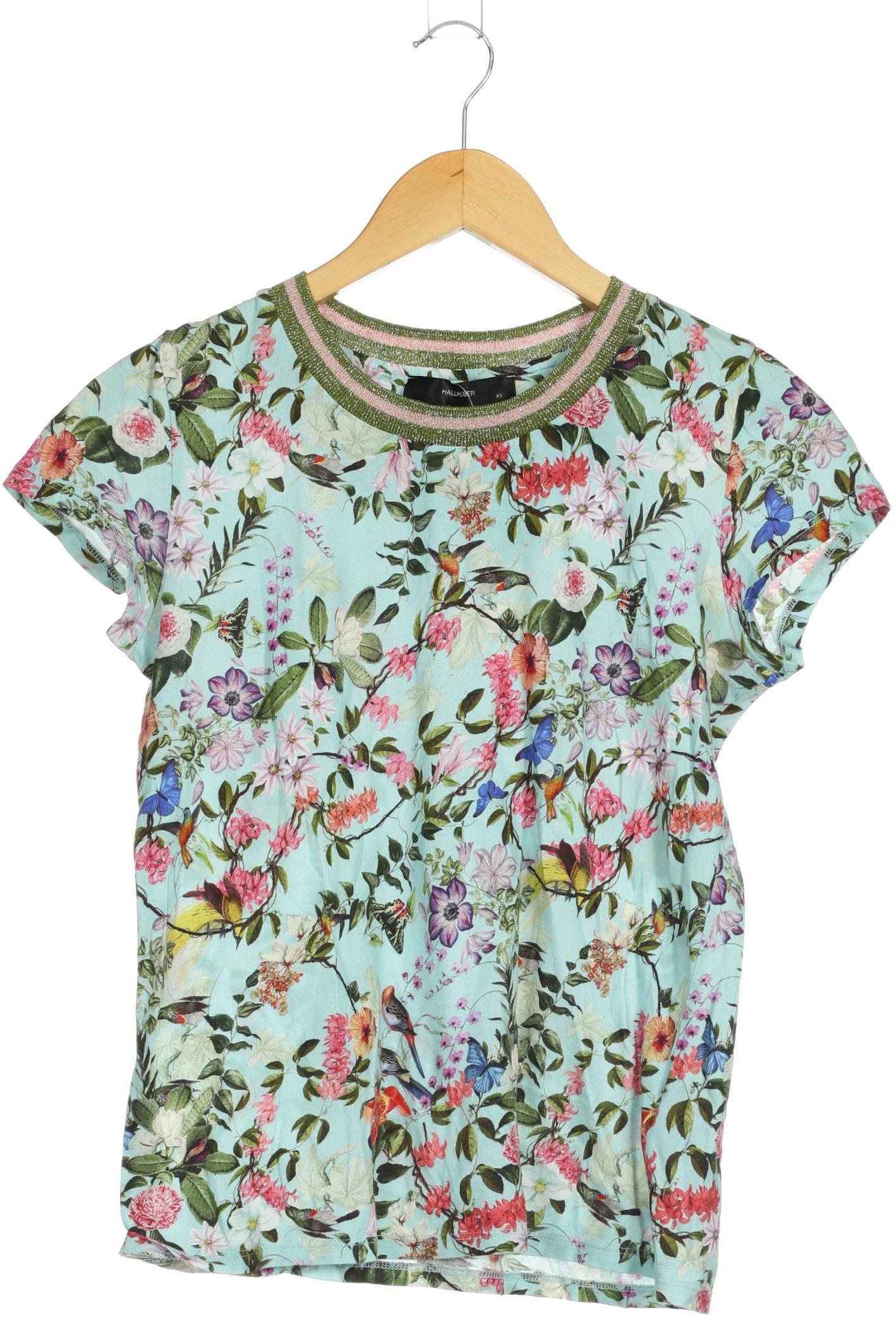 

Hallhuber Damen T-Shirt, blau, Gr.