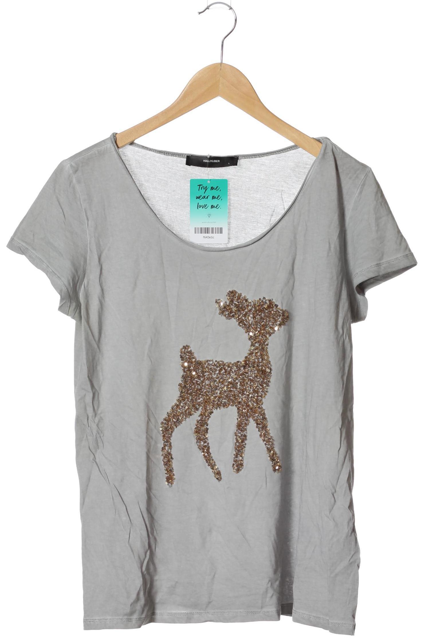 

Hallhuber Damen T-Shirt, grau, Gr.