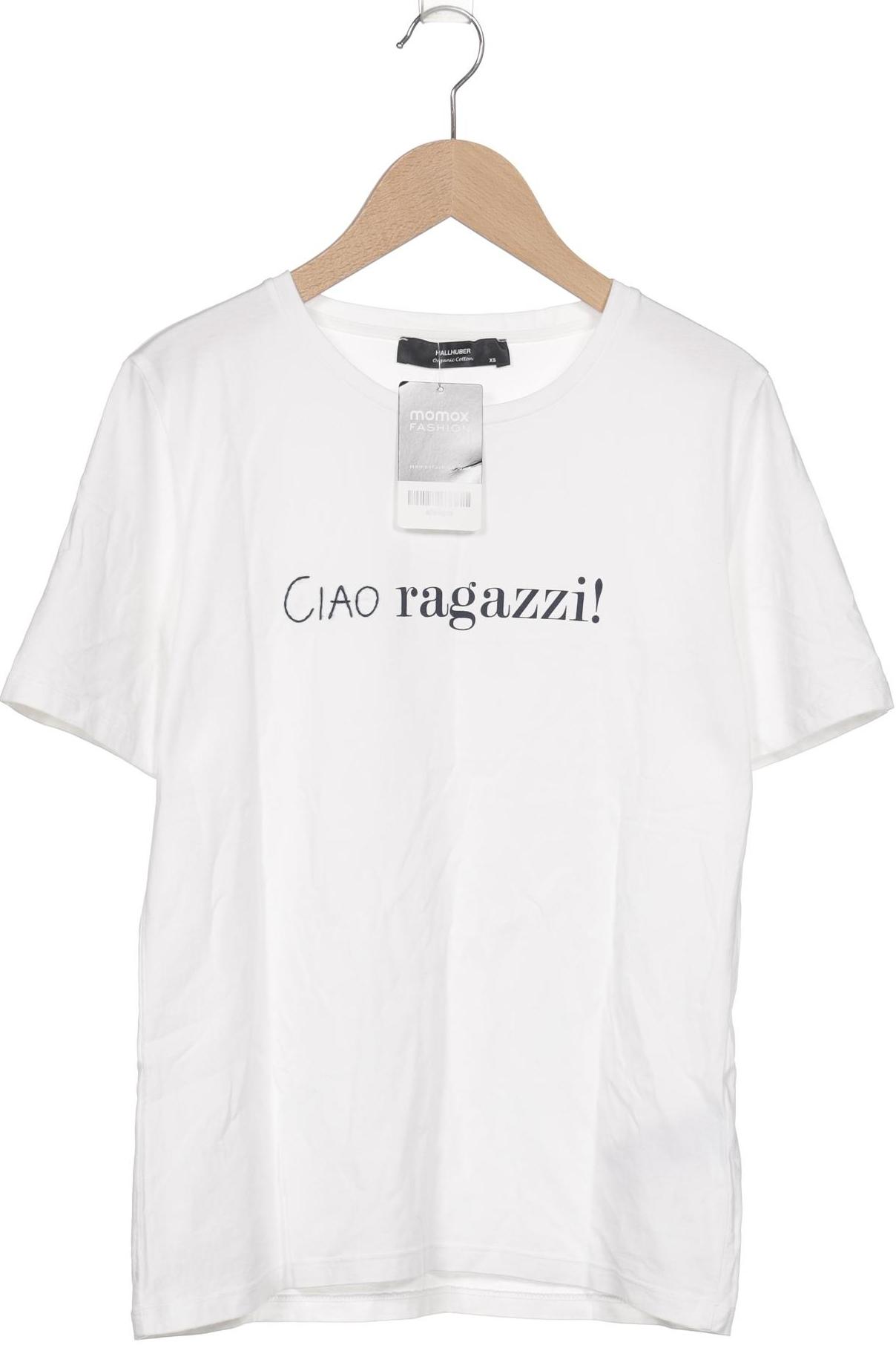 

Hallhuber Damen T-Shirt, weiß, Gr. 34