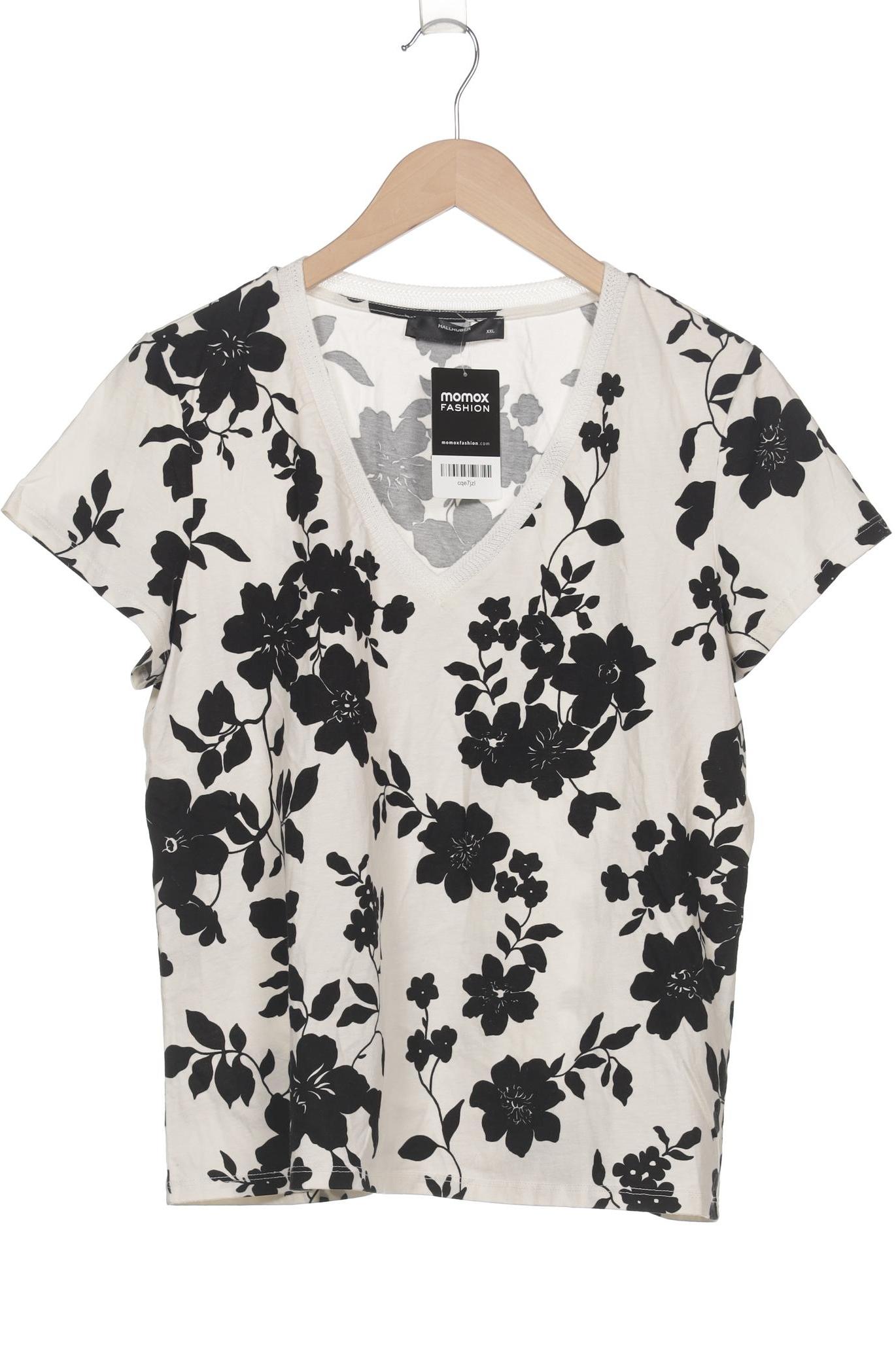 

Hallhuber Damen T-Shirt, schwarz, Gr. 46