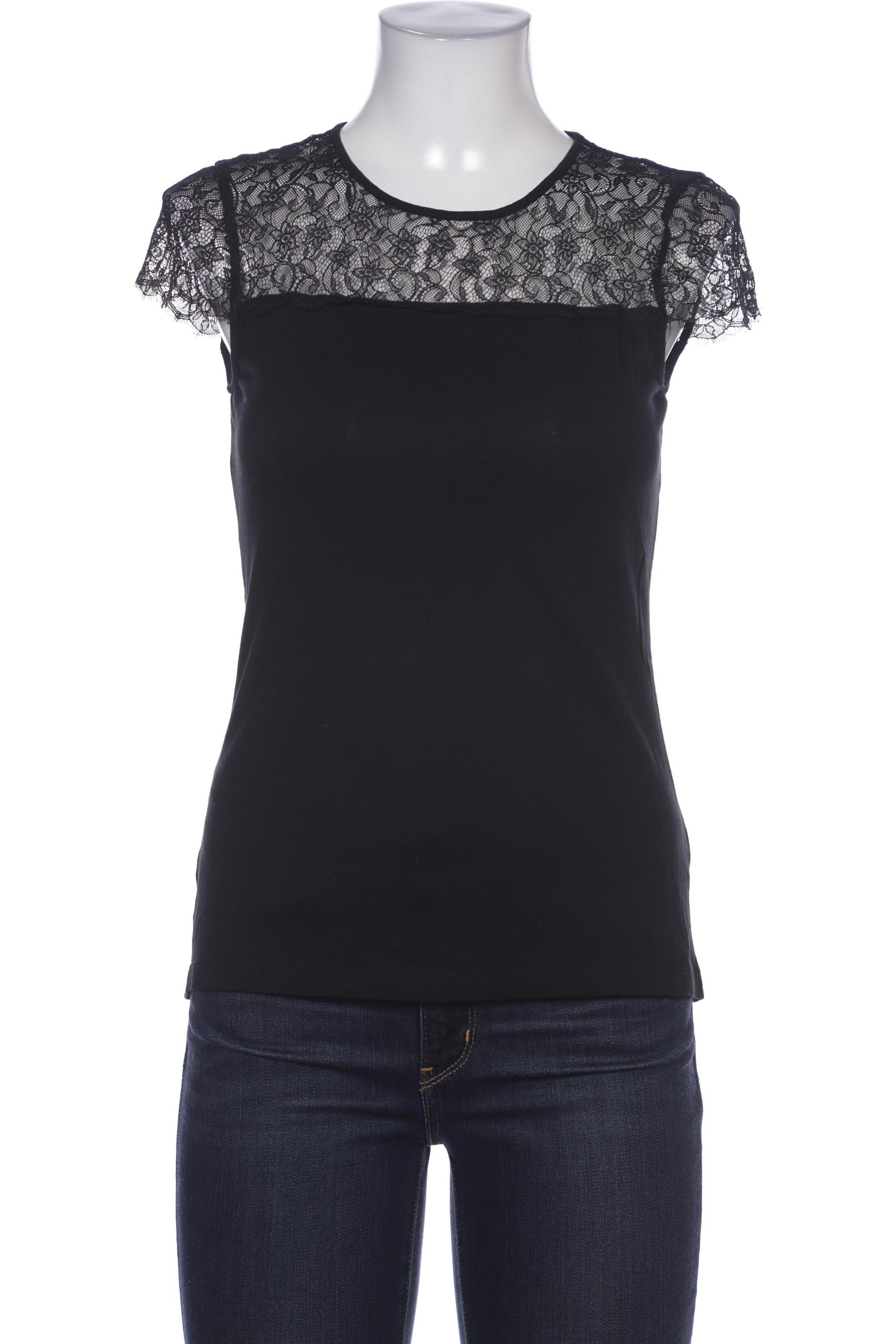 

Hallhuber Damen T-Shirt, schwarz, Gr. 36