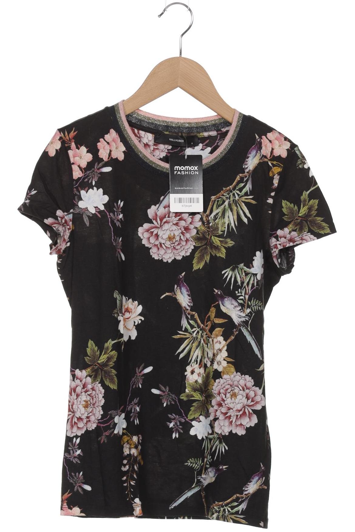 

Hallhuber Damen T-Shirt, schwarz, Gr. 36