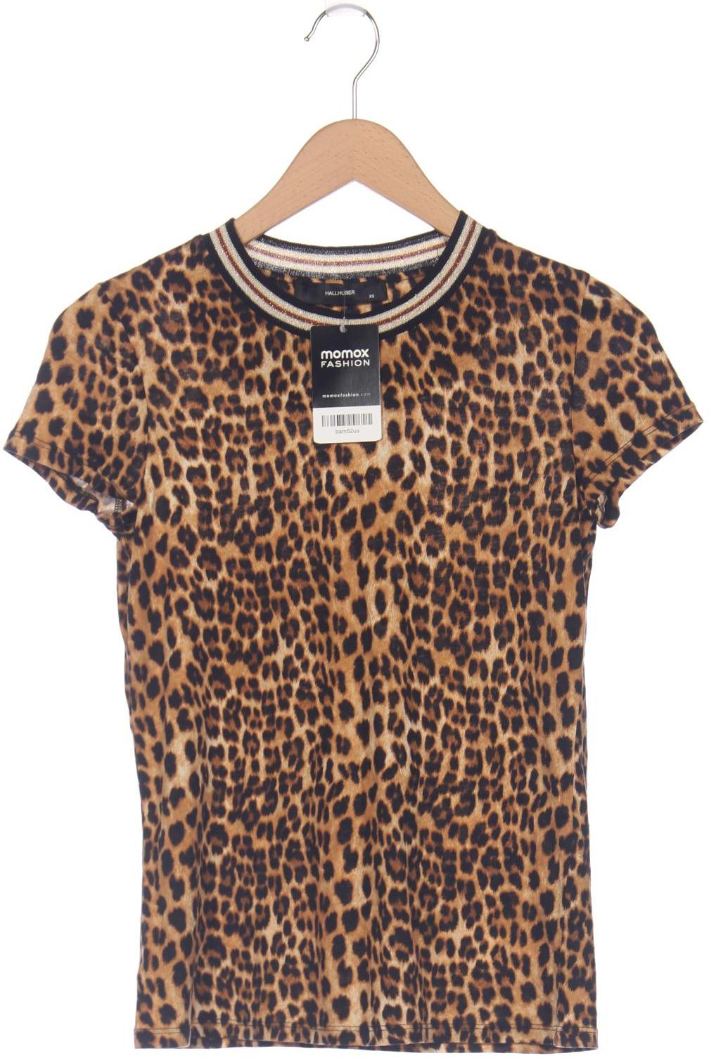 

Hallhuber Damen T-Shirt, braun, Gr. 34
