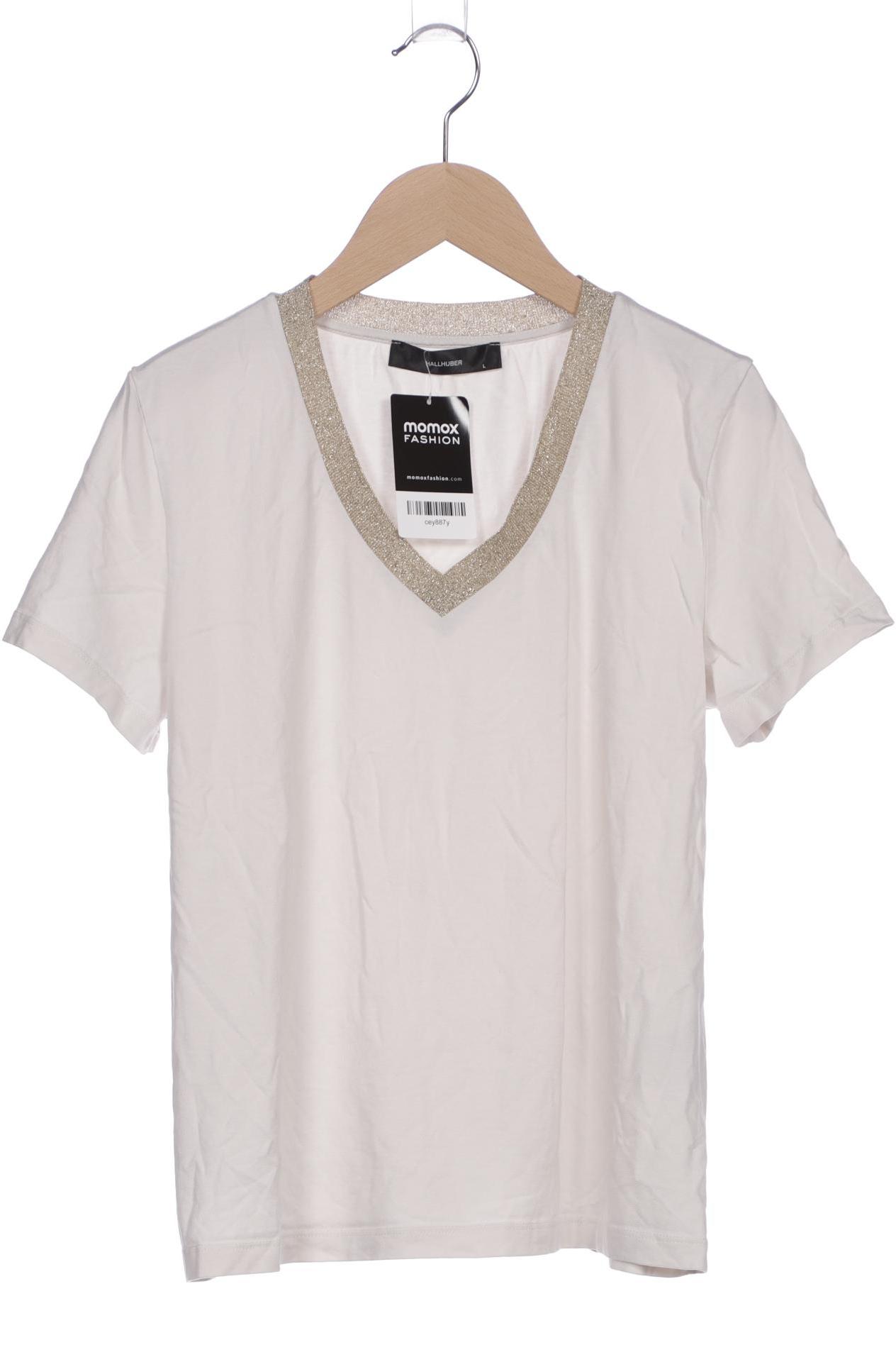 

Hallhuber Damen T-Shirt, cremeweiß, Gr. 42