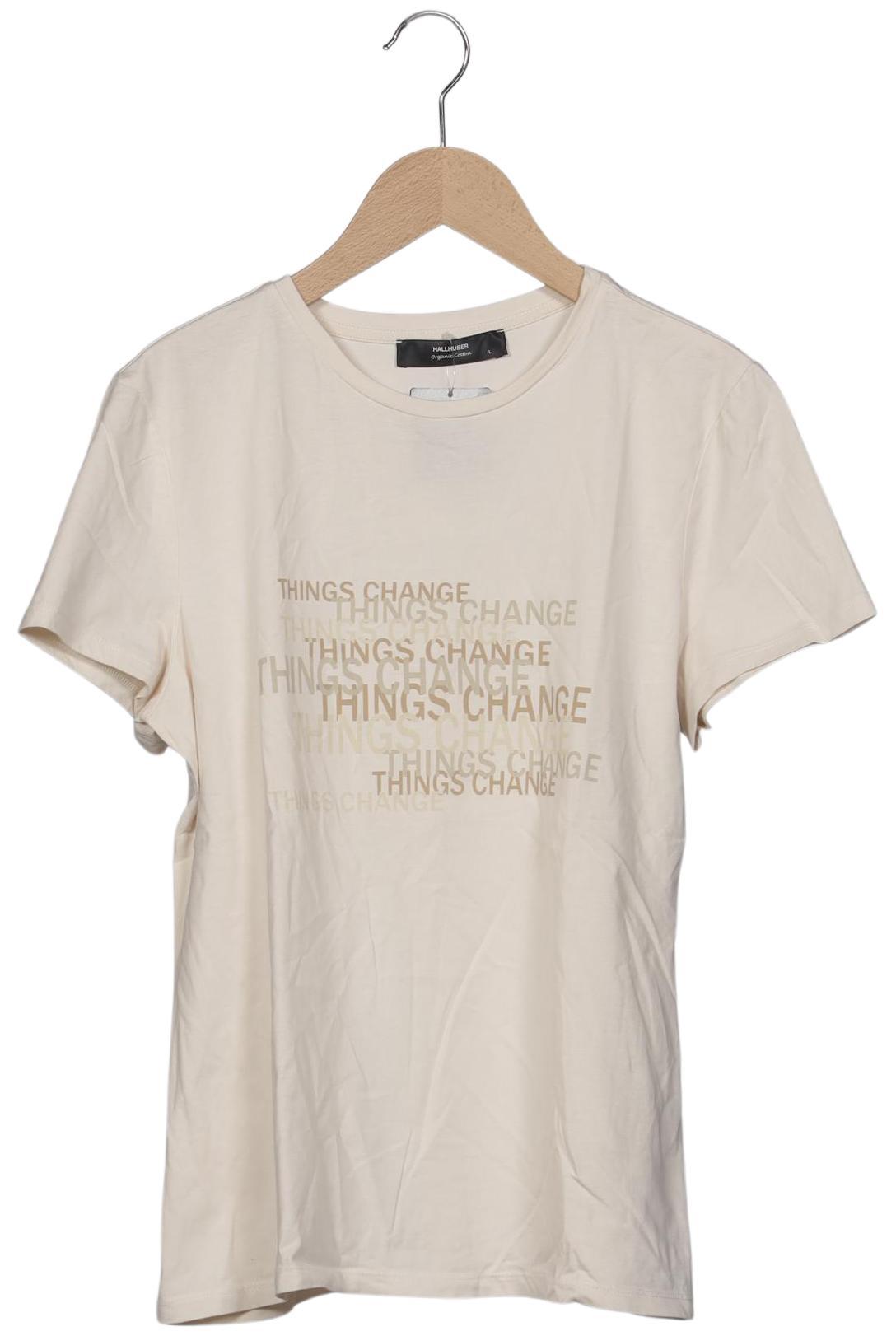 

Hallhuber Damen T-Shirt, beige, Gr. 42