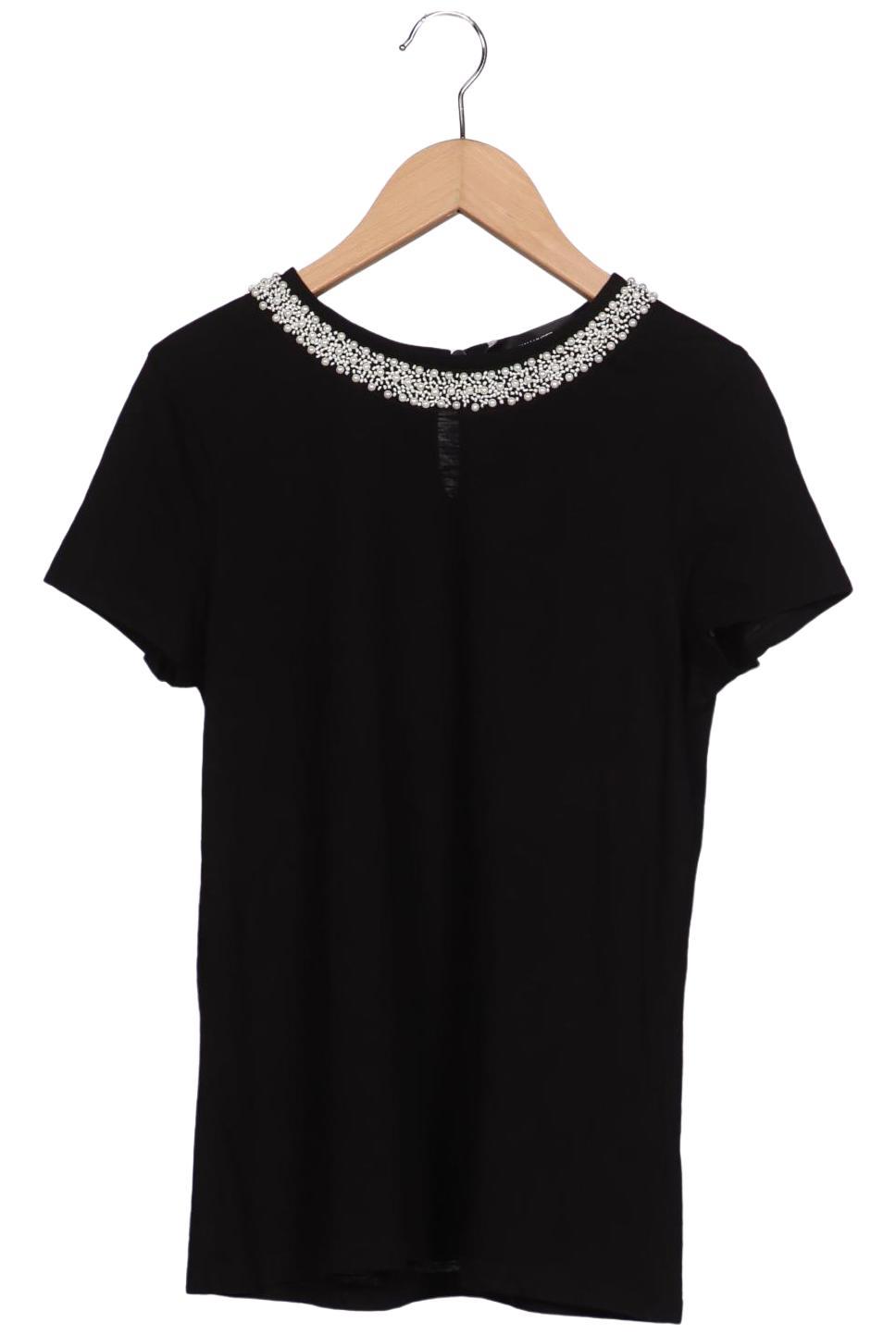 

Hallhuber Damen T-Shirt, schwarz, Gr. 34