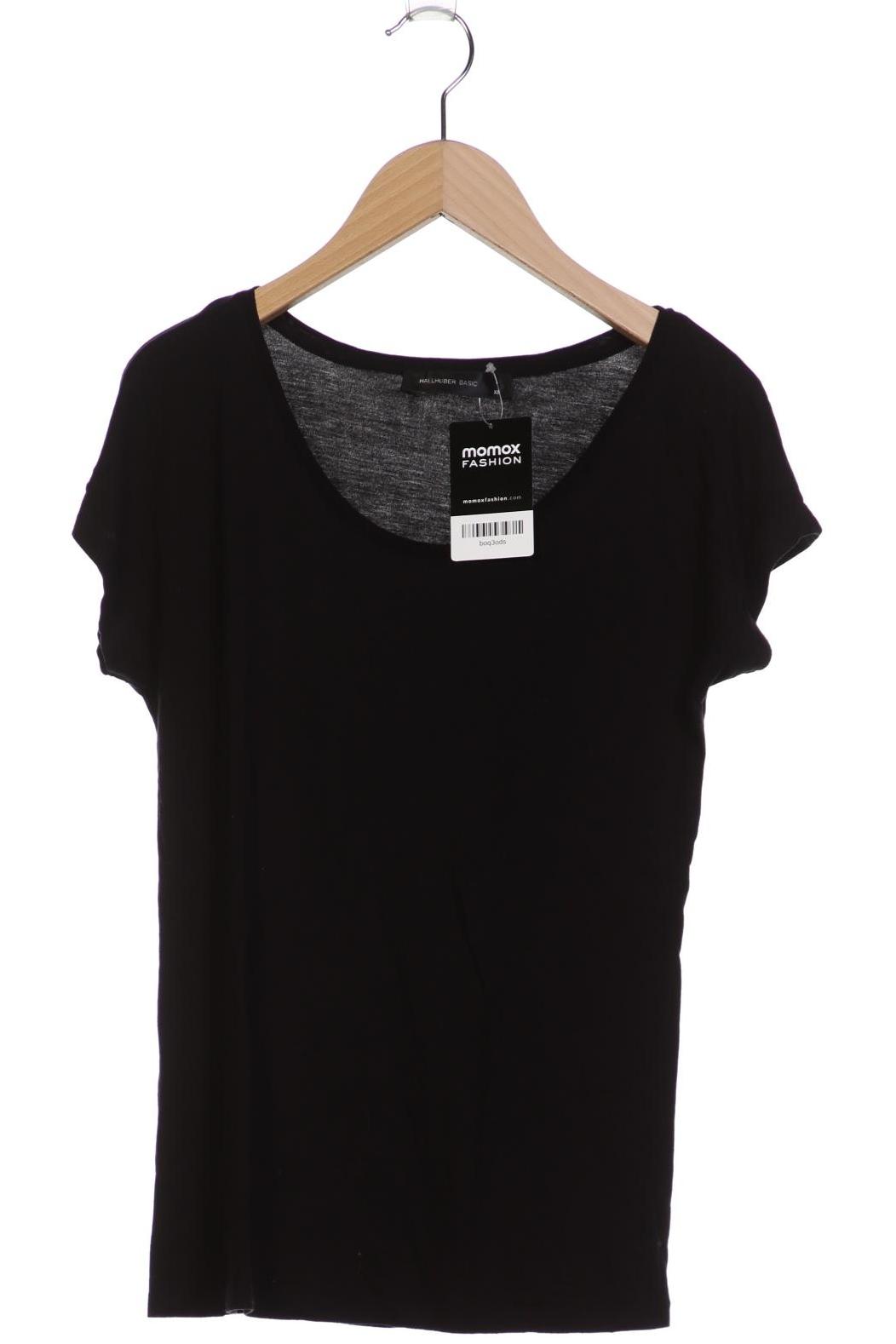 

Hallhuber Damen T-Shirt, schwarz, Gr. 34