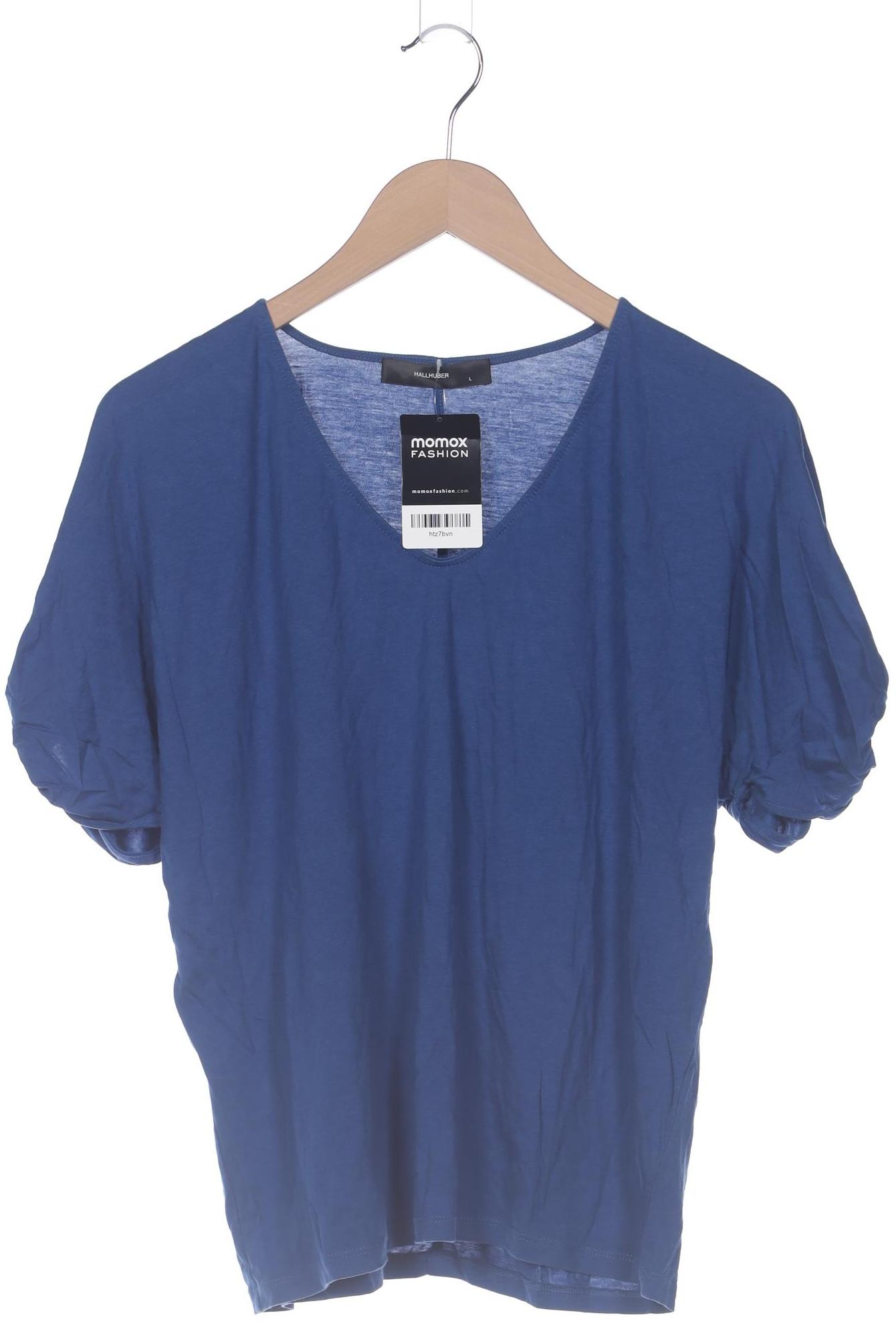 

Hallhuber Damen T-Shirt, blau, Gr. 42