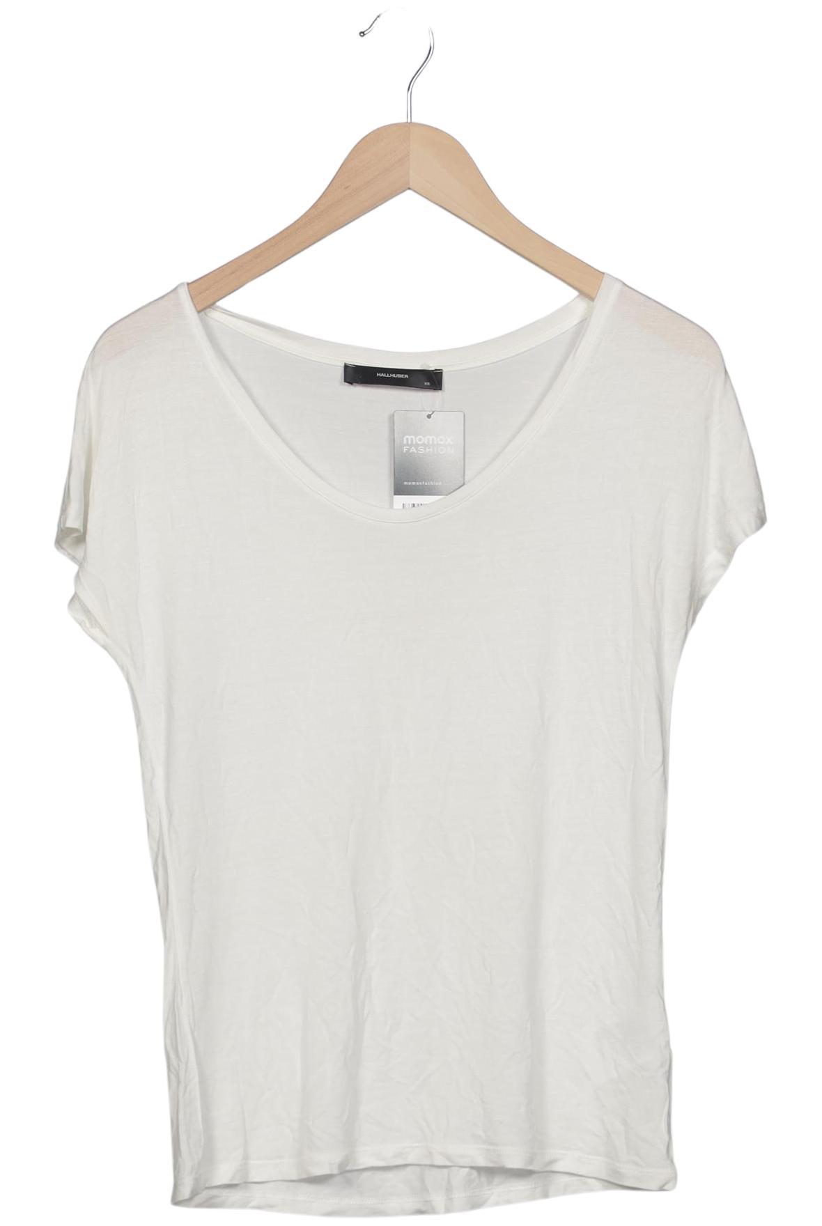 

Hallhuber Damen T-Shirt, cremeweiß, Gr. 34