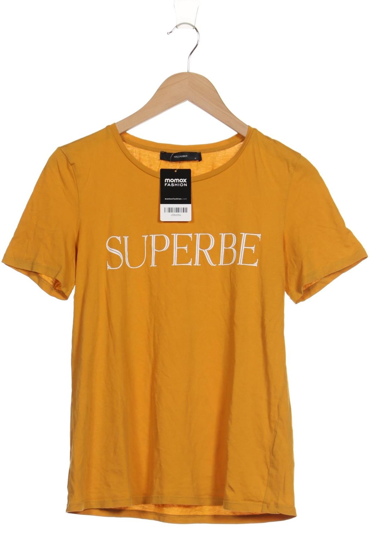 

Hallhuber Damen T-Shirt, gelb, Gr. 38