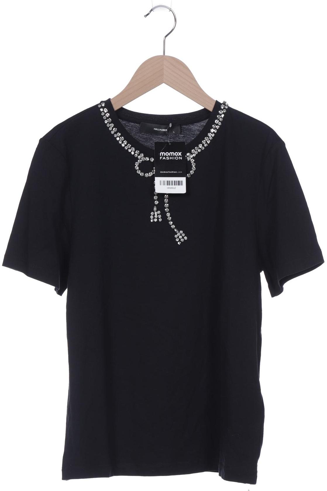 

Hallhuber Damen T-Shirt, schwarz, Gr. 42