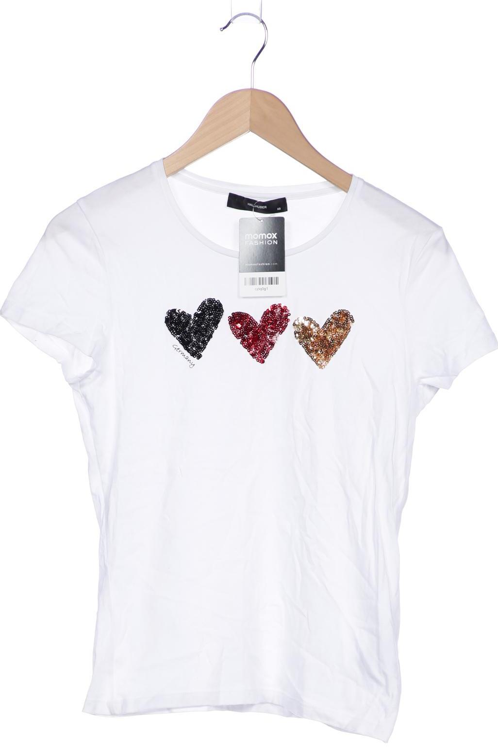 

Hallhuber Damen T-Shirt, weiß, Gr. 34