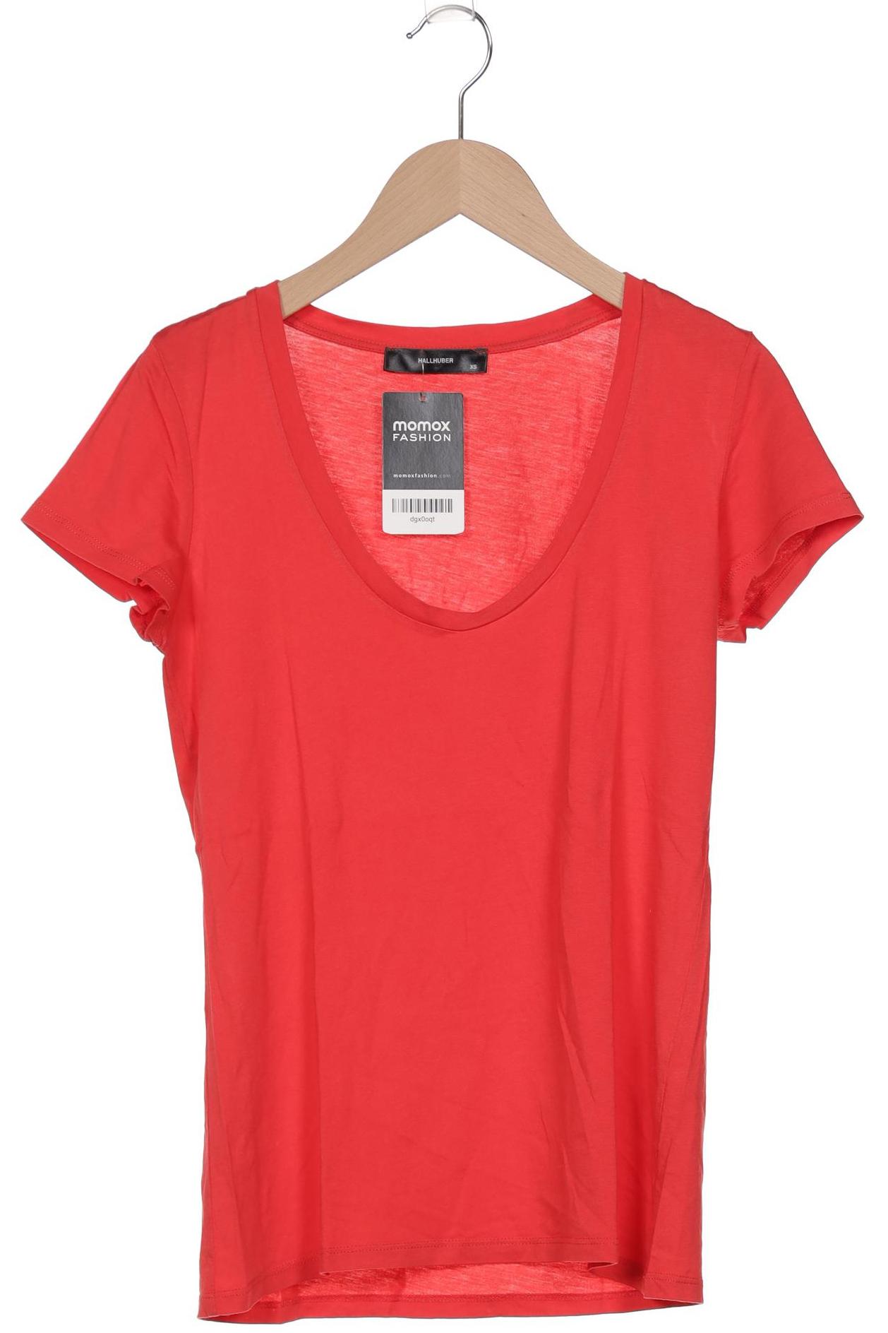 

Hallhuber Damen T-Shirt, rot, Gr. 34