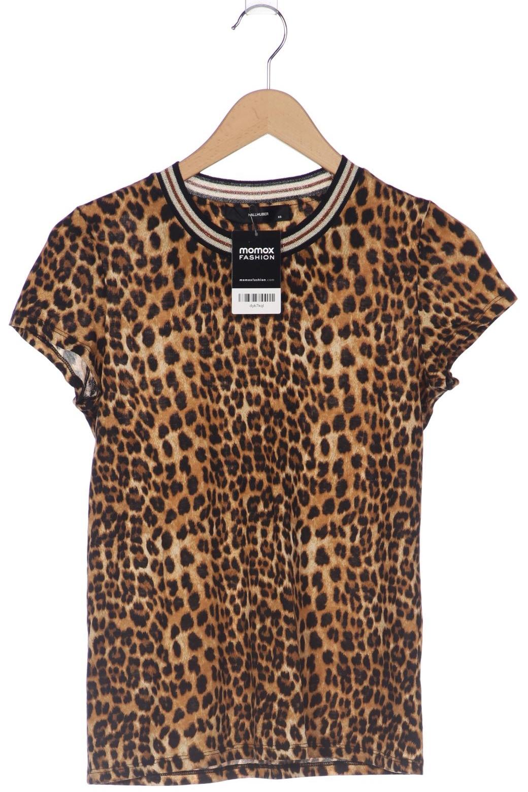 

Hallhuber Damen T-Shirt, braun, Gr. 34