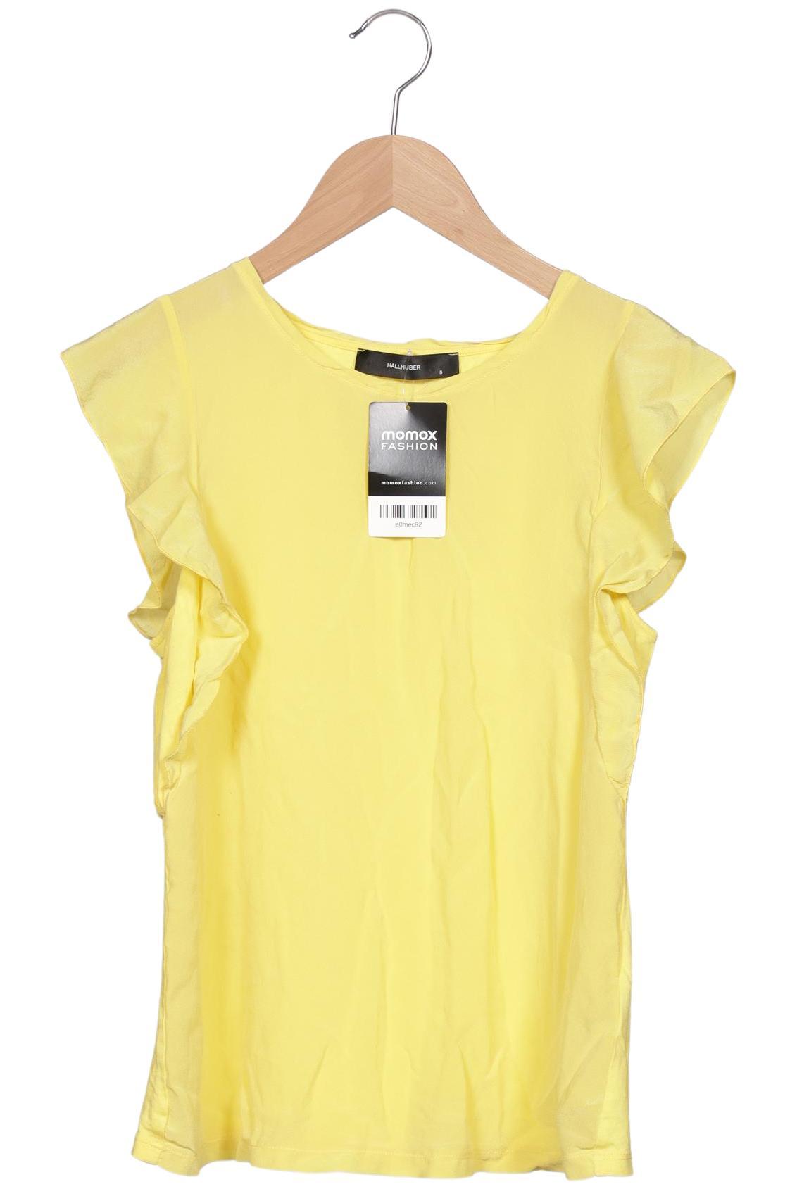 

Hallhuber Damen T-Shirt, gelb, Gr. 36
