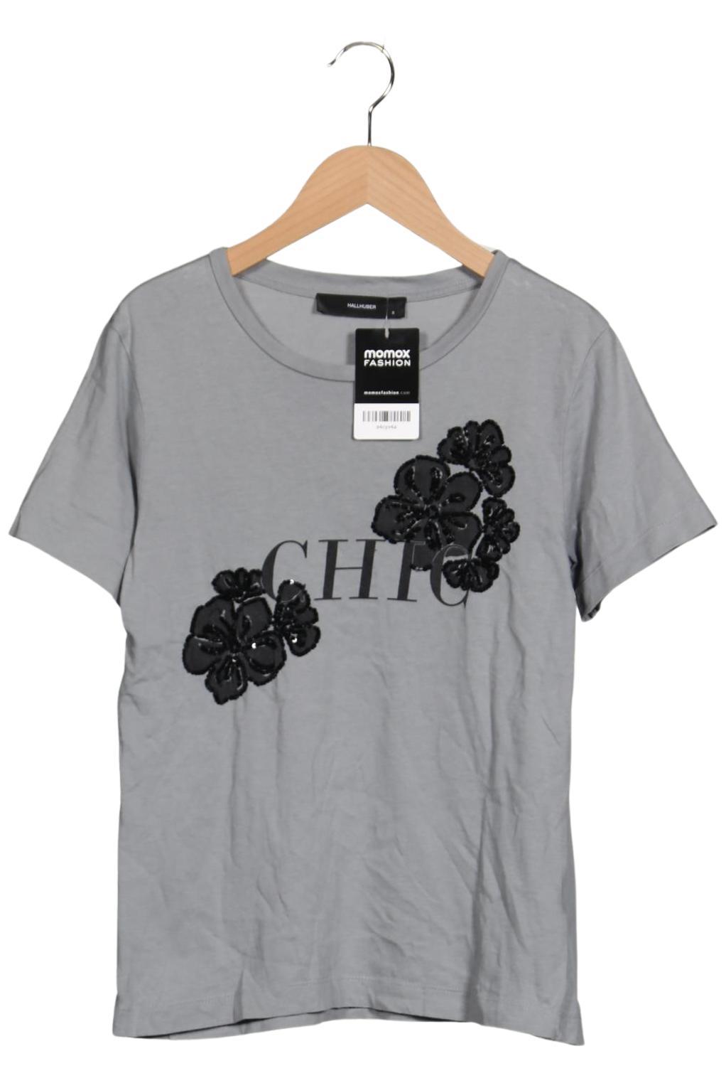 

Hallhuber Damen T-Shirt, grau, Gr. 36