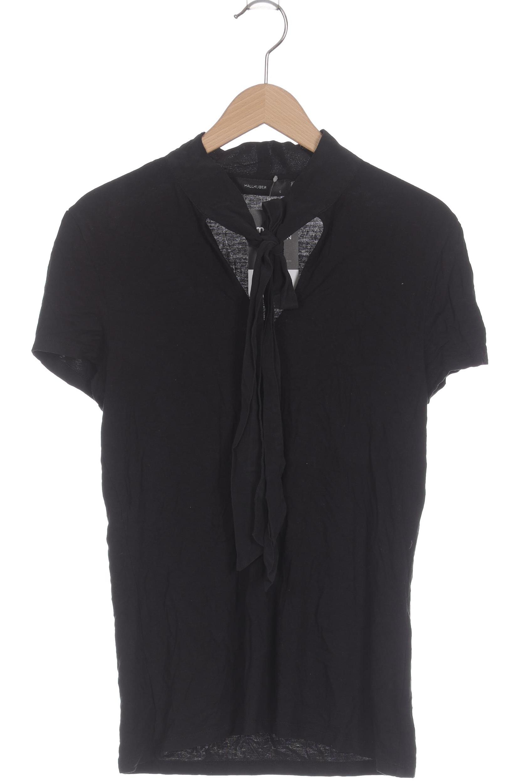 

Hallhuber Damen T-Shirt, schwarz, Gr. 36