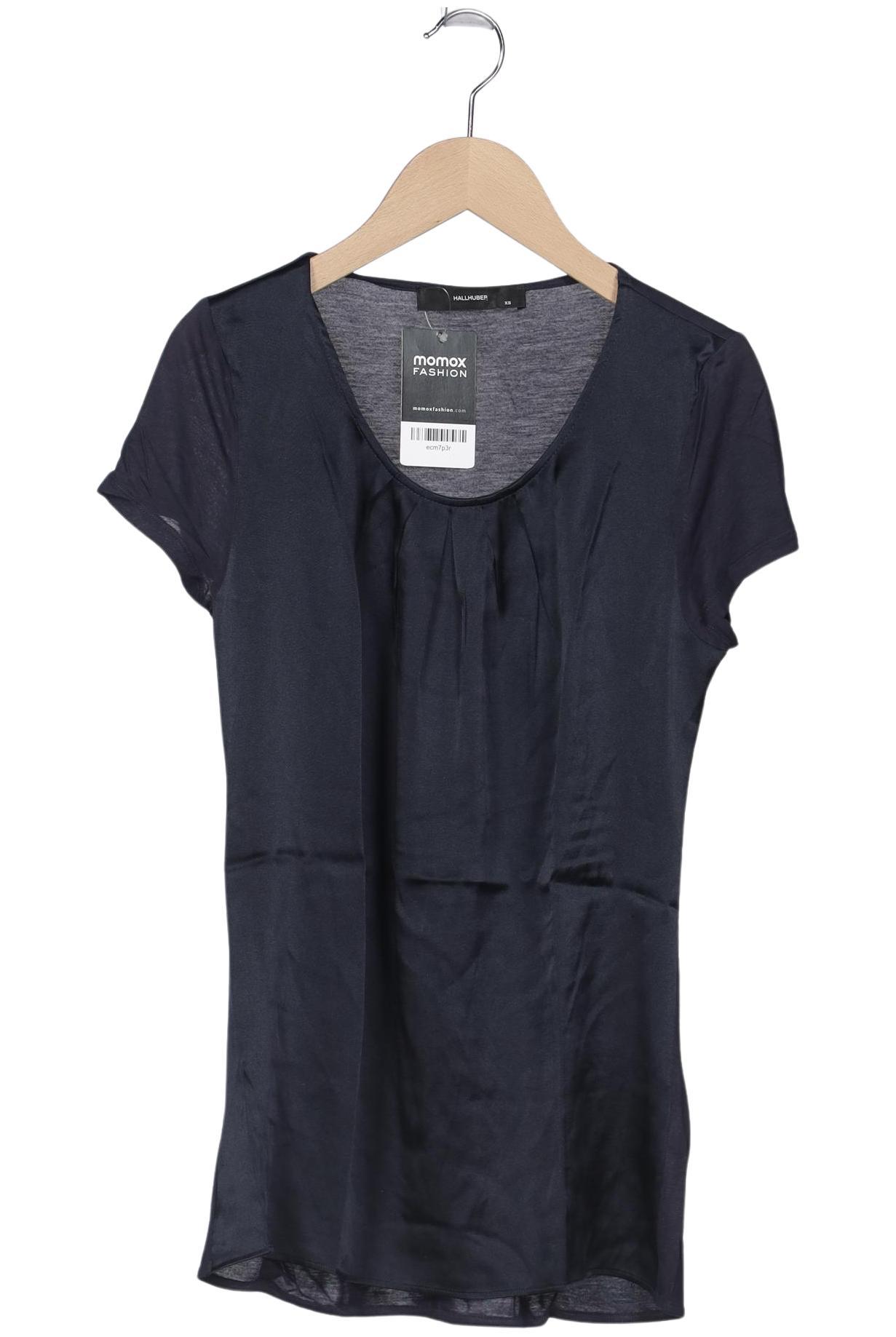 

Hallhuber Damen T-Shirt, marineblau, Gr. 34